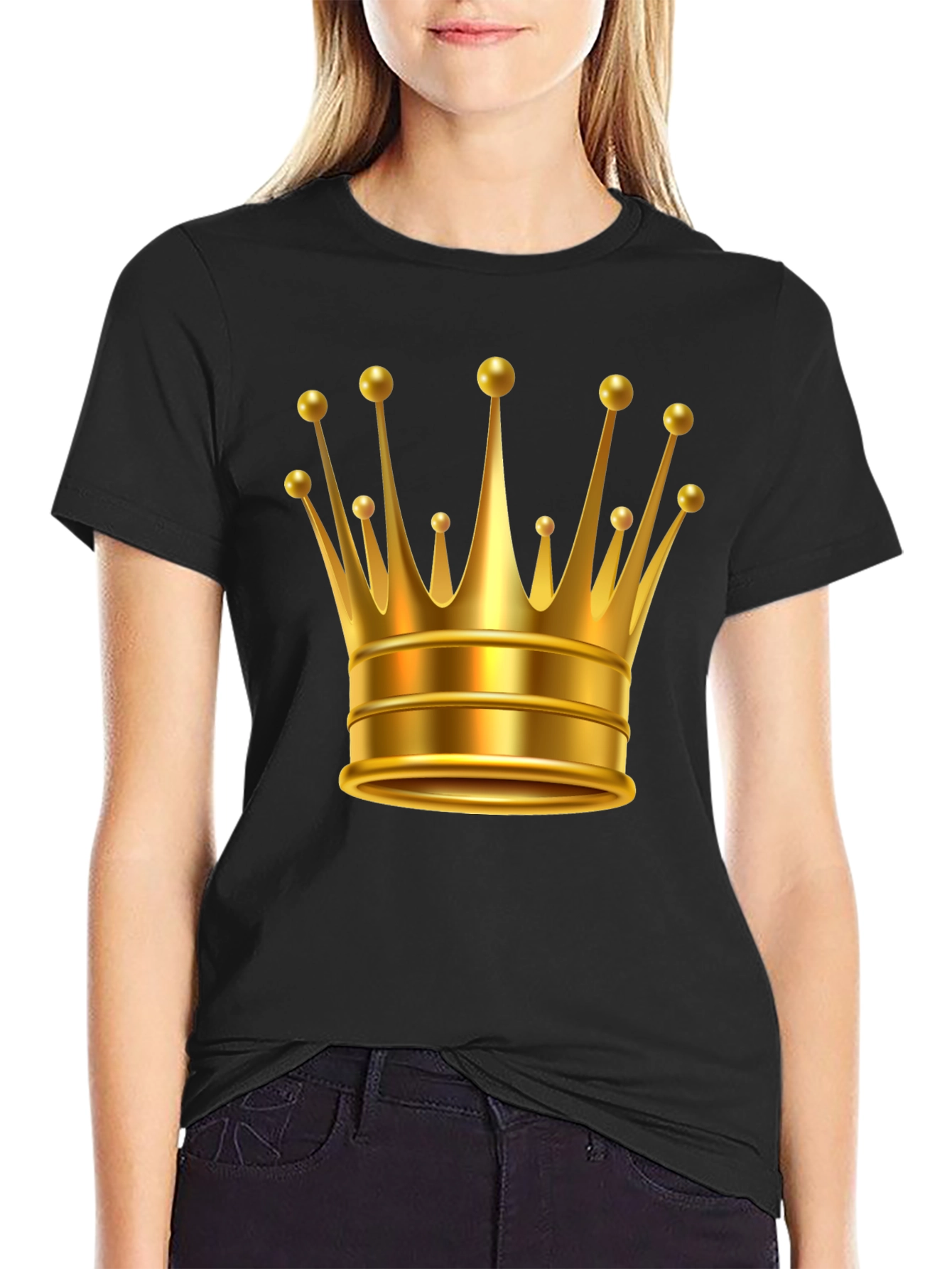 Kings Crown Graphic Tee - Black