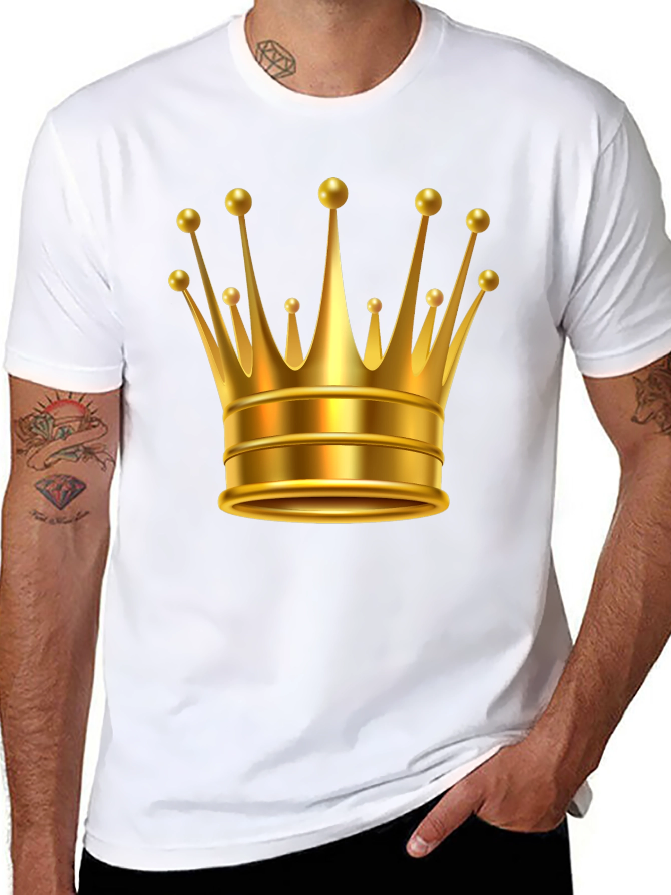 Kings Crown Graphic Tee - Black