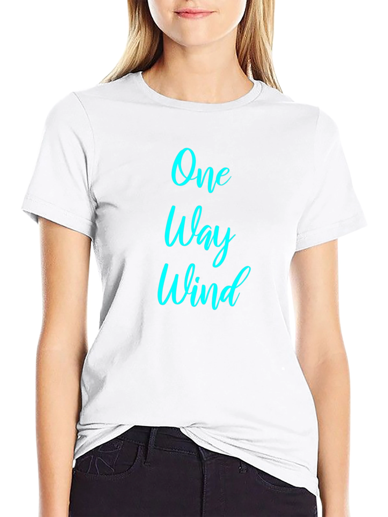 One Way Wind Graphic Tee - Casual Comfort