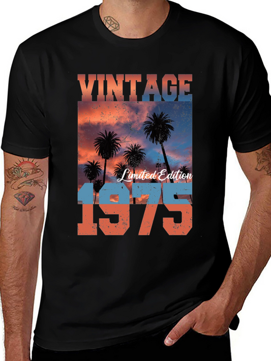 Vintage 1975 Sunset Palm Tree T-Shirt