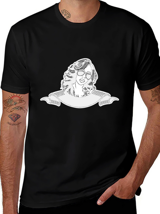 Retro Style Graphic Tee - Cool Woman Design