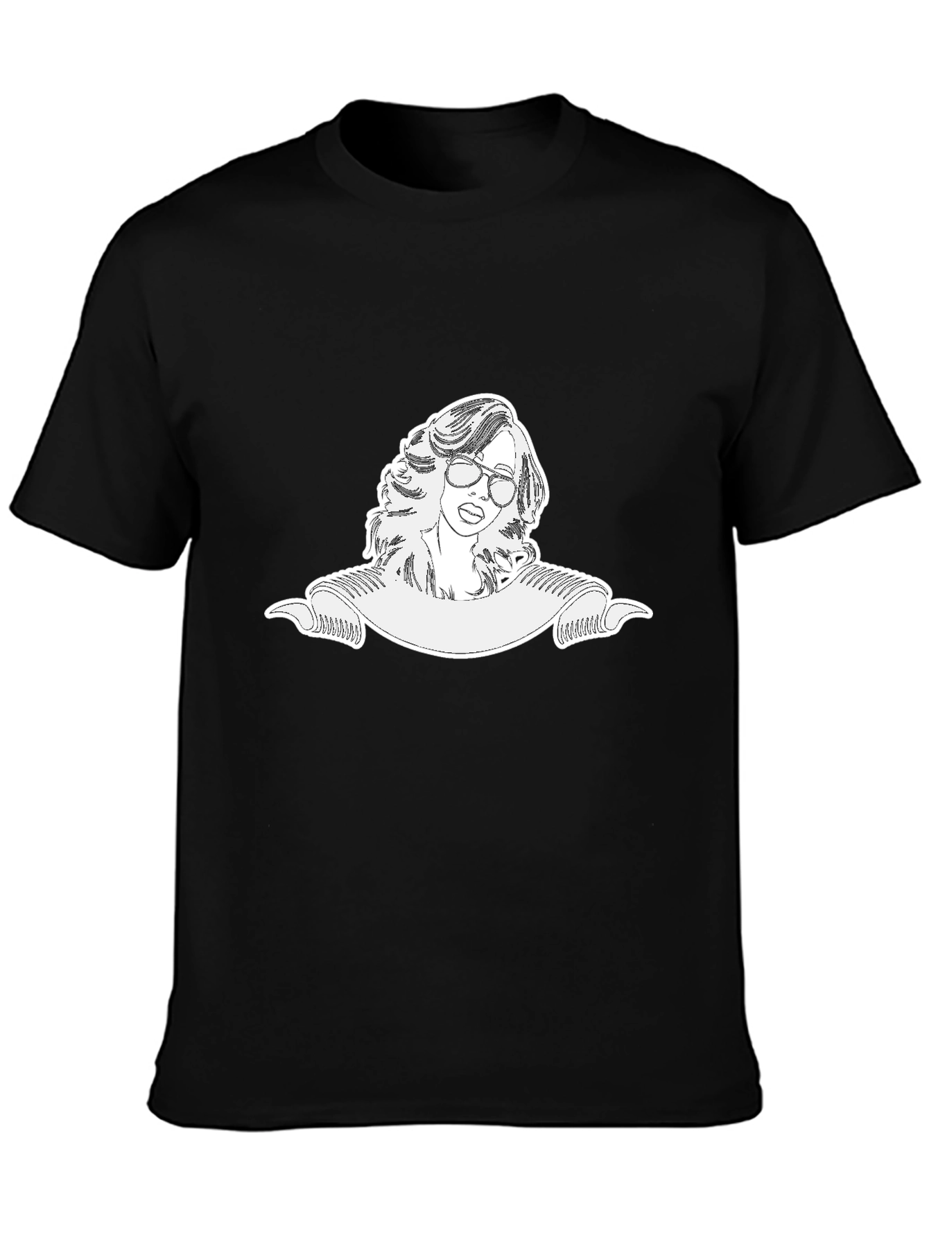 Retro Style Graphic Tee - Cool Woman Design