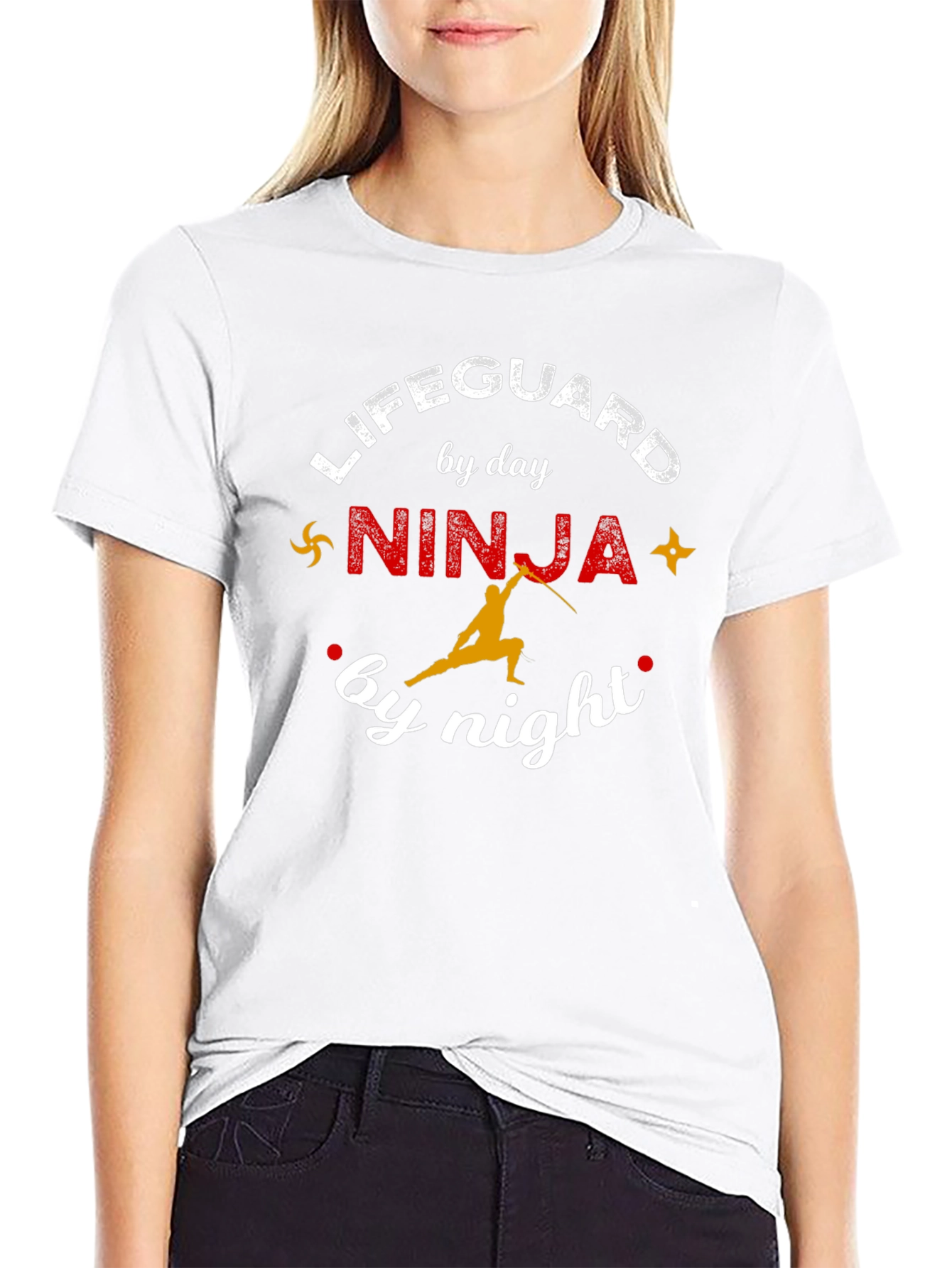 Lifeguard by Day Ninja by Night Graphic T-Shirt