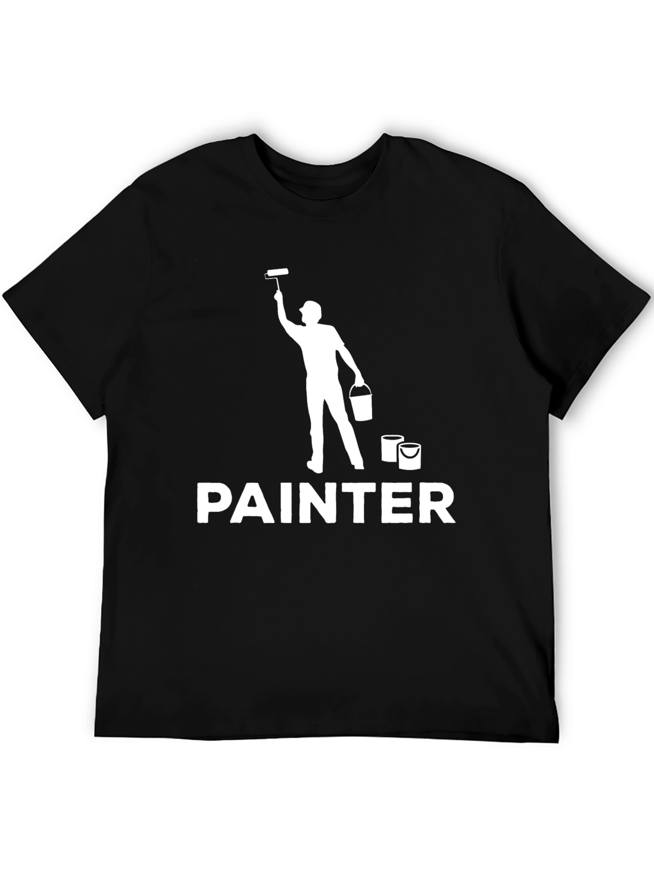 Painter Graphic Tee - Mens Crew Neck T-Shirt