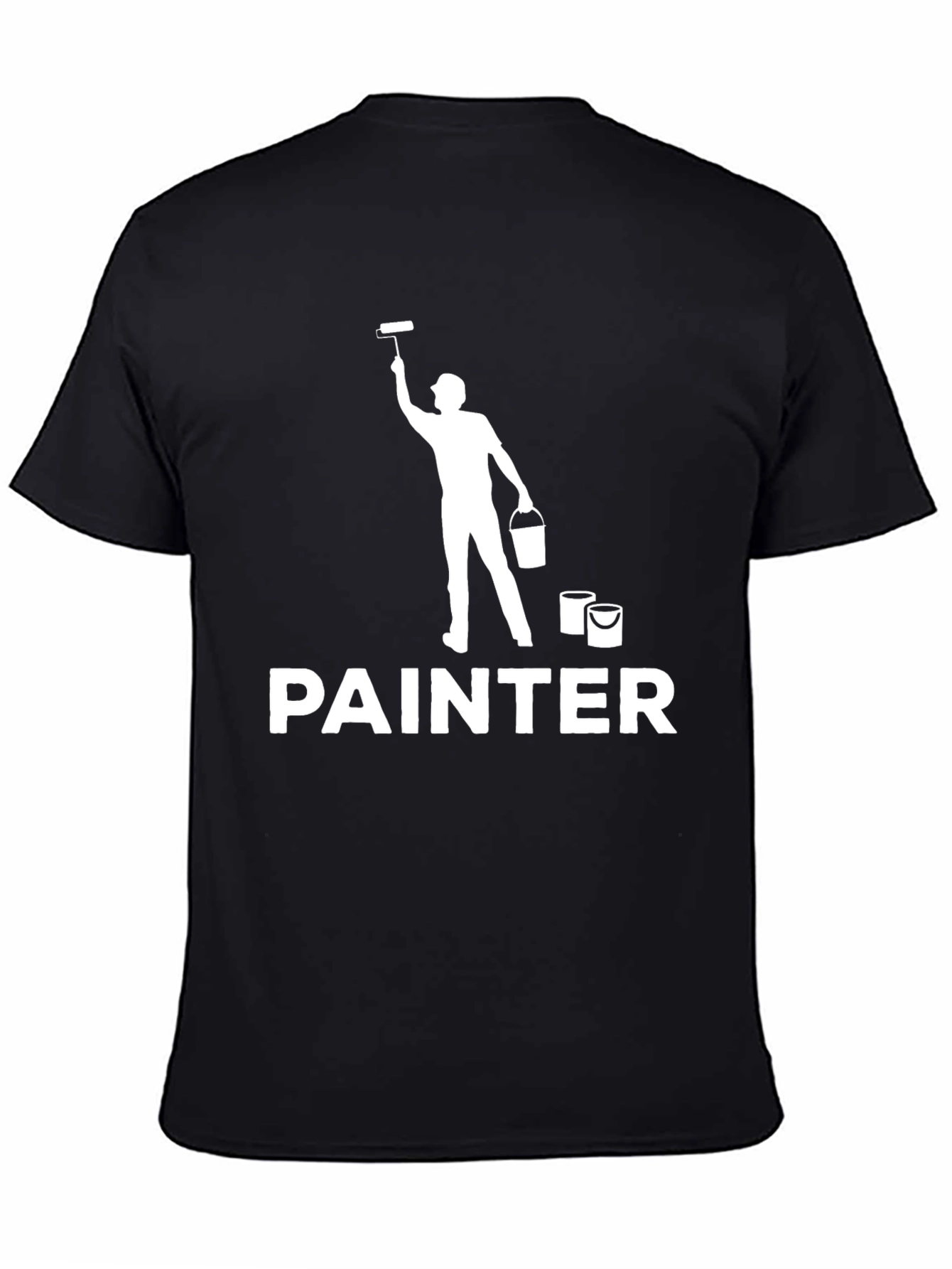 Painter Graphic Tee - Mens Crew Neck T-Shirt