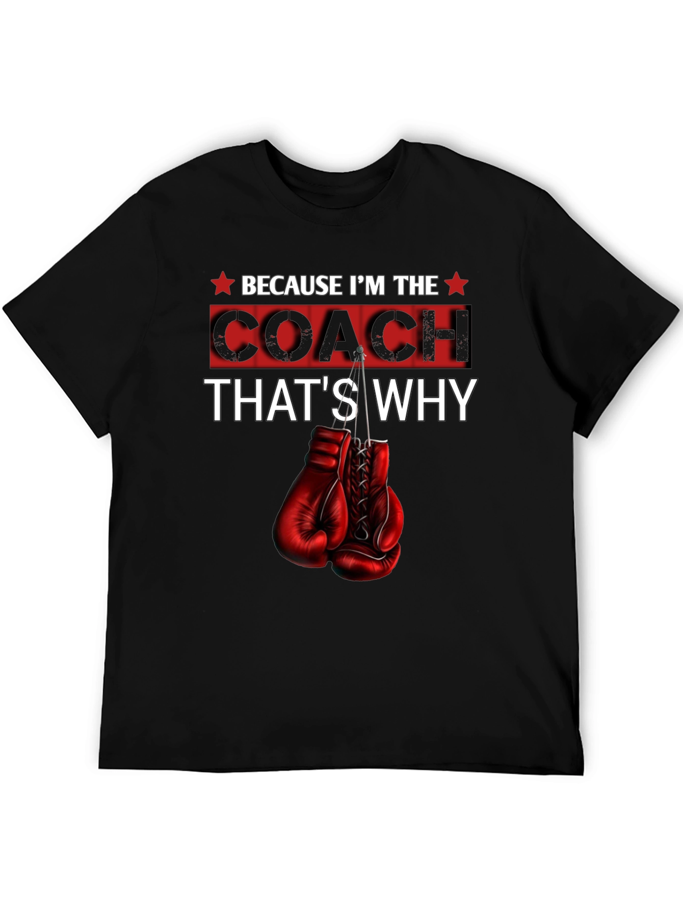 Coach T-Shirt - Boxing Gloves Design