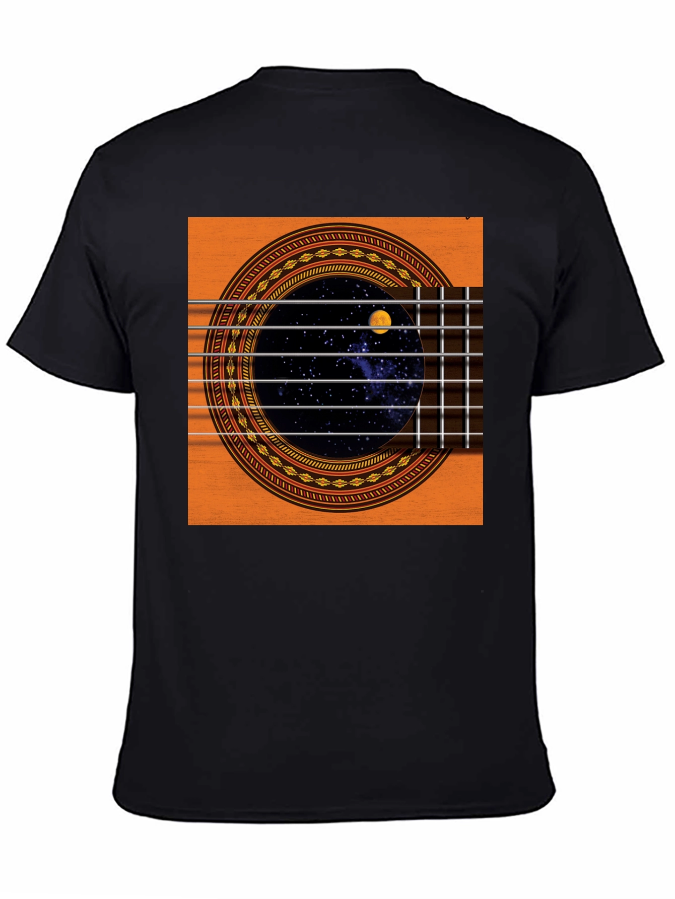 Guitar Space T-Shirt - Black
