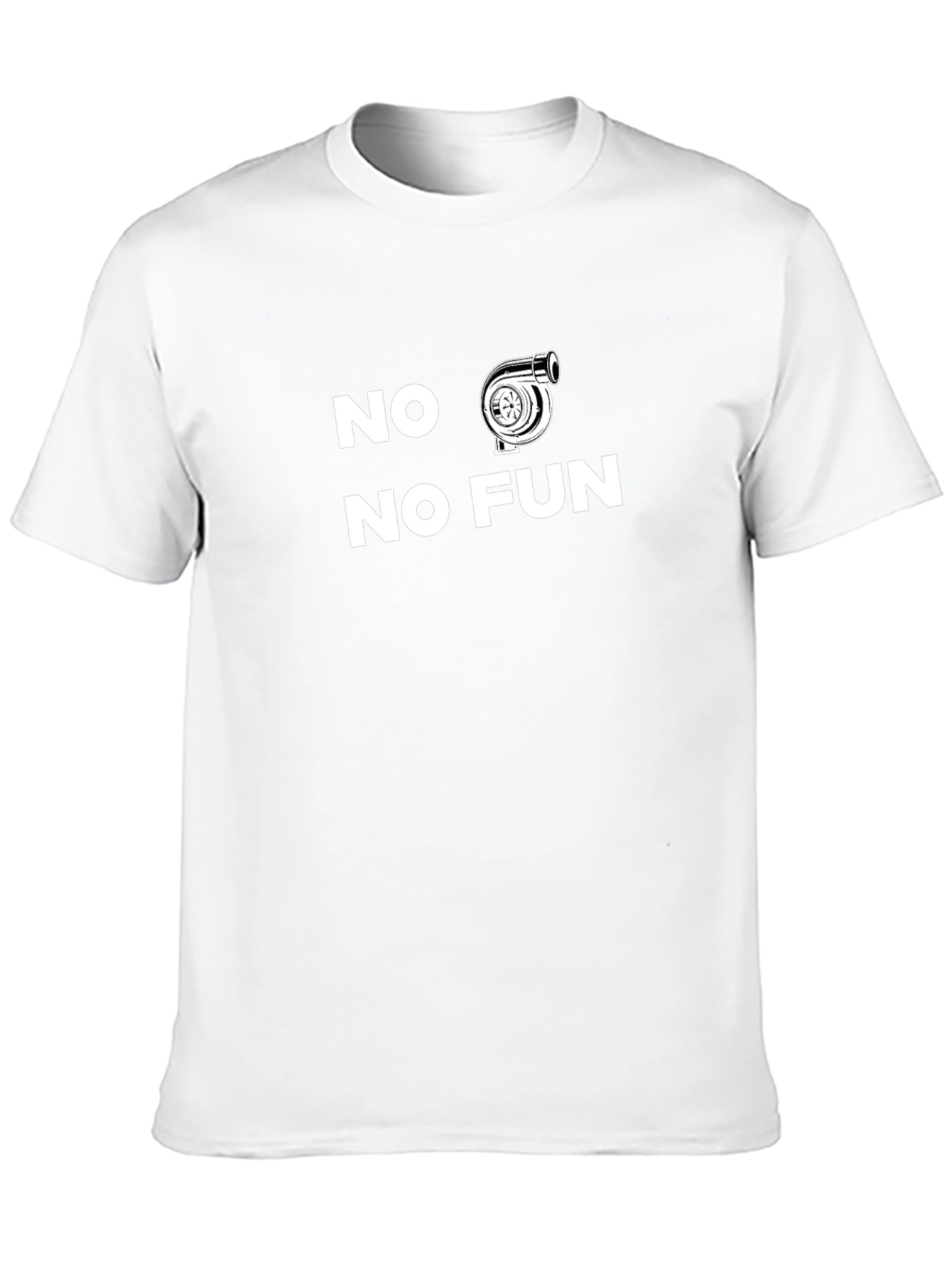 No Turbo No Fun - Black Graphic Tee