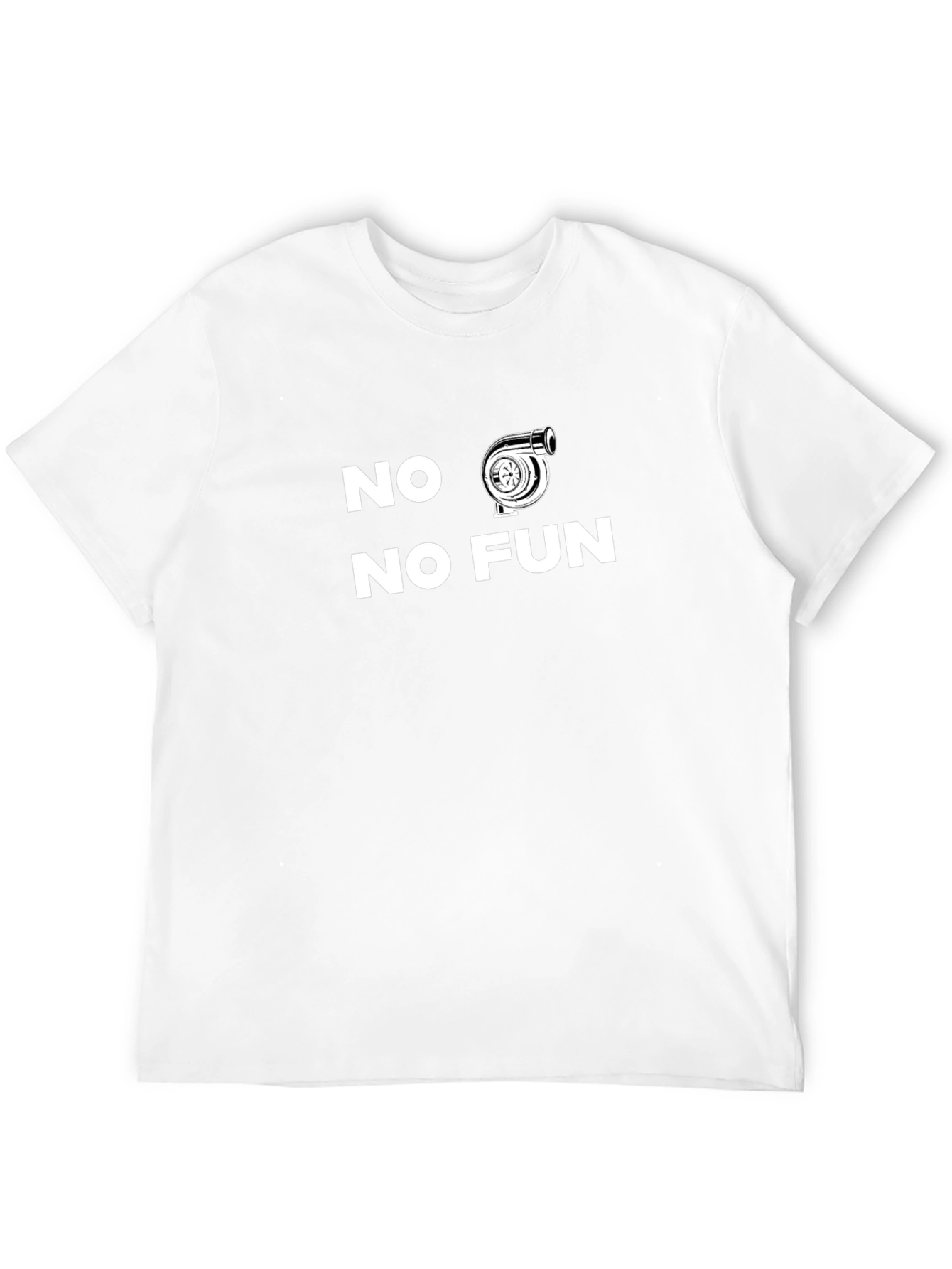 No Turbo No Fun - Black Graphic Tee