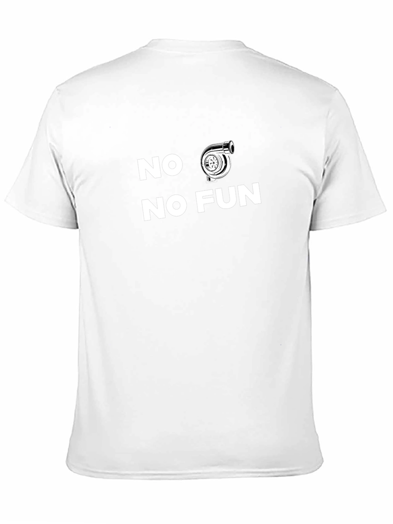 No Turbo No Fun - Black Graphic Tee