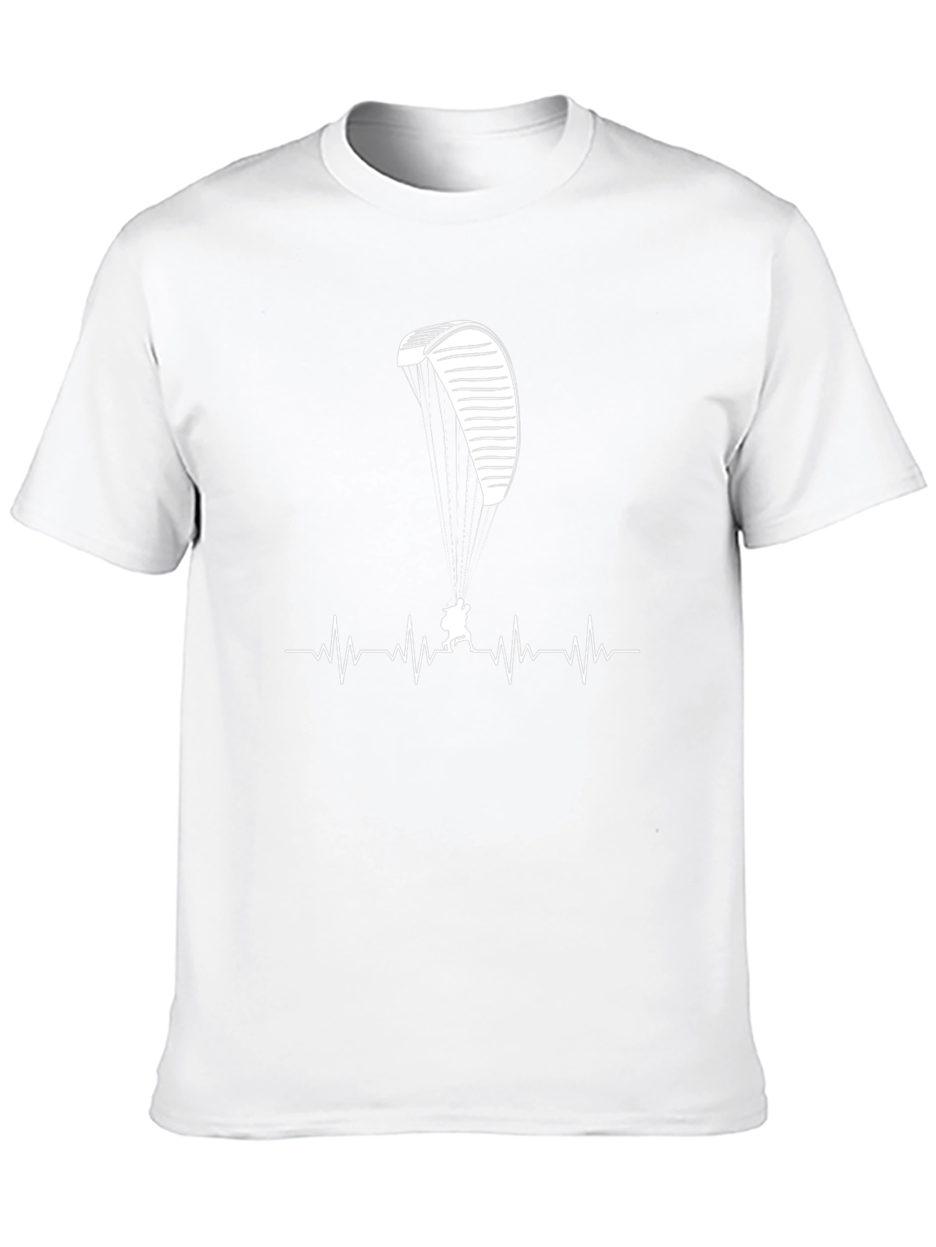 Paragliding Heartbeat Graphic Tee