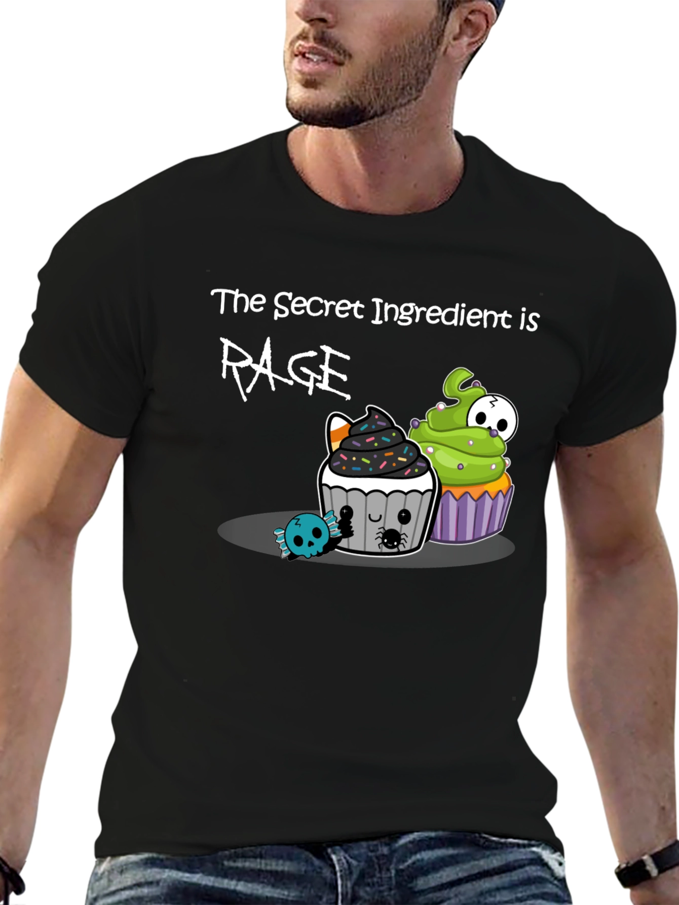 Rage Ingredient Halloween Cupcake T-Shirt