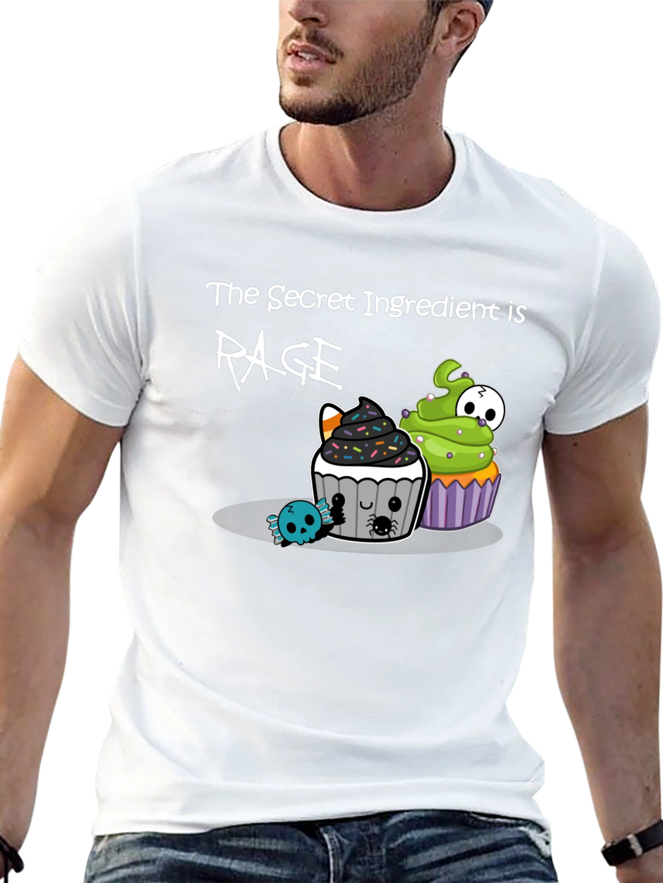 Rage Ingredient Halloween Cupcake T-Shirt