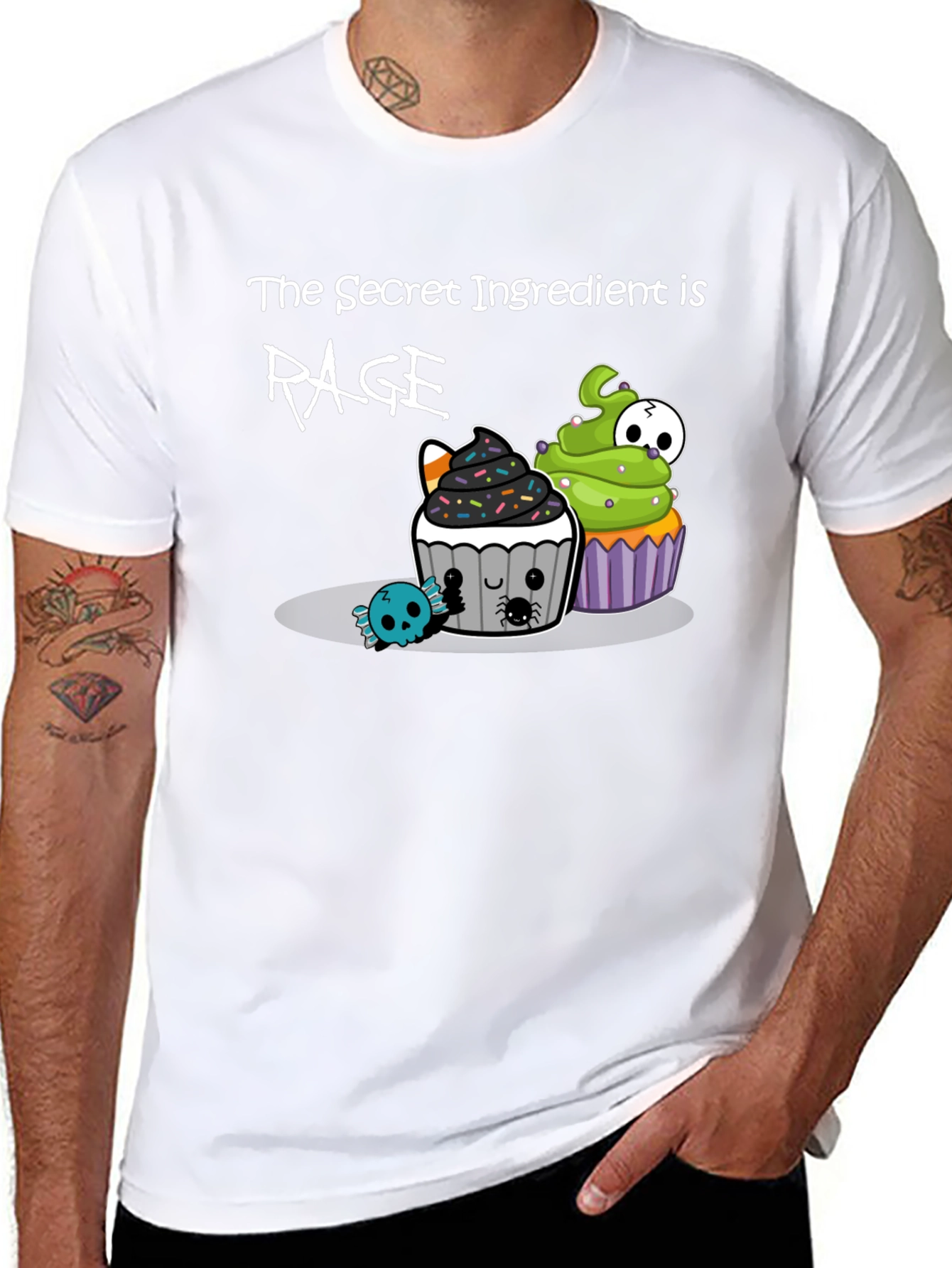 Rage Ingredient Halloween Cupcake T-Shirt