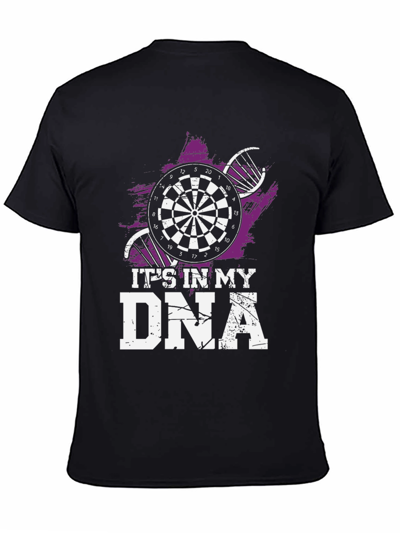 Darts DNA T-Shirt - Black Cotton Tee