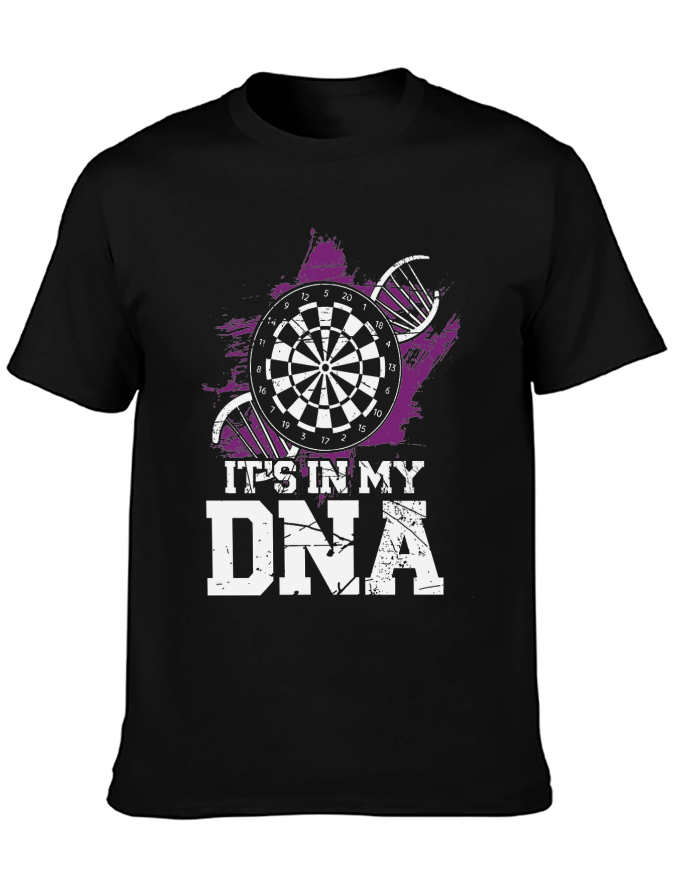 Darts DNA T-Shirt - Black Cotton Tee