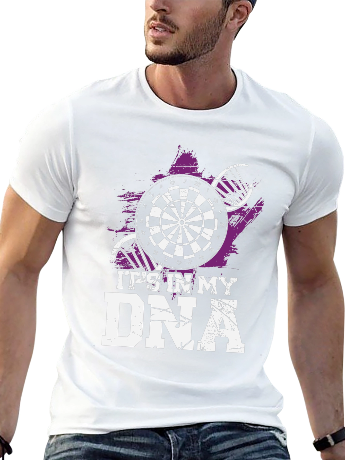Darts DNA T-Shirt - Black Cotton Tee