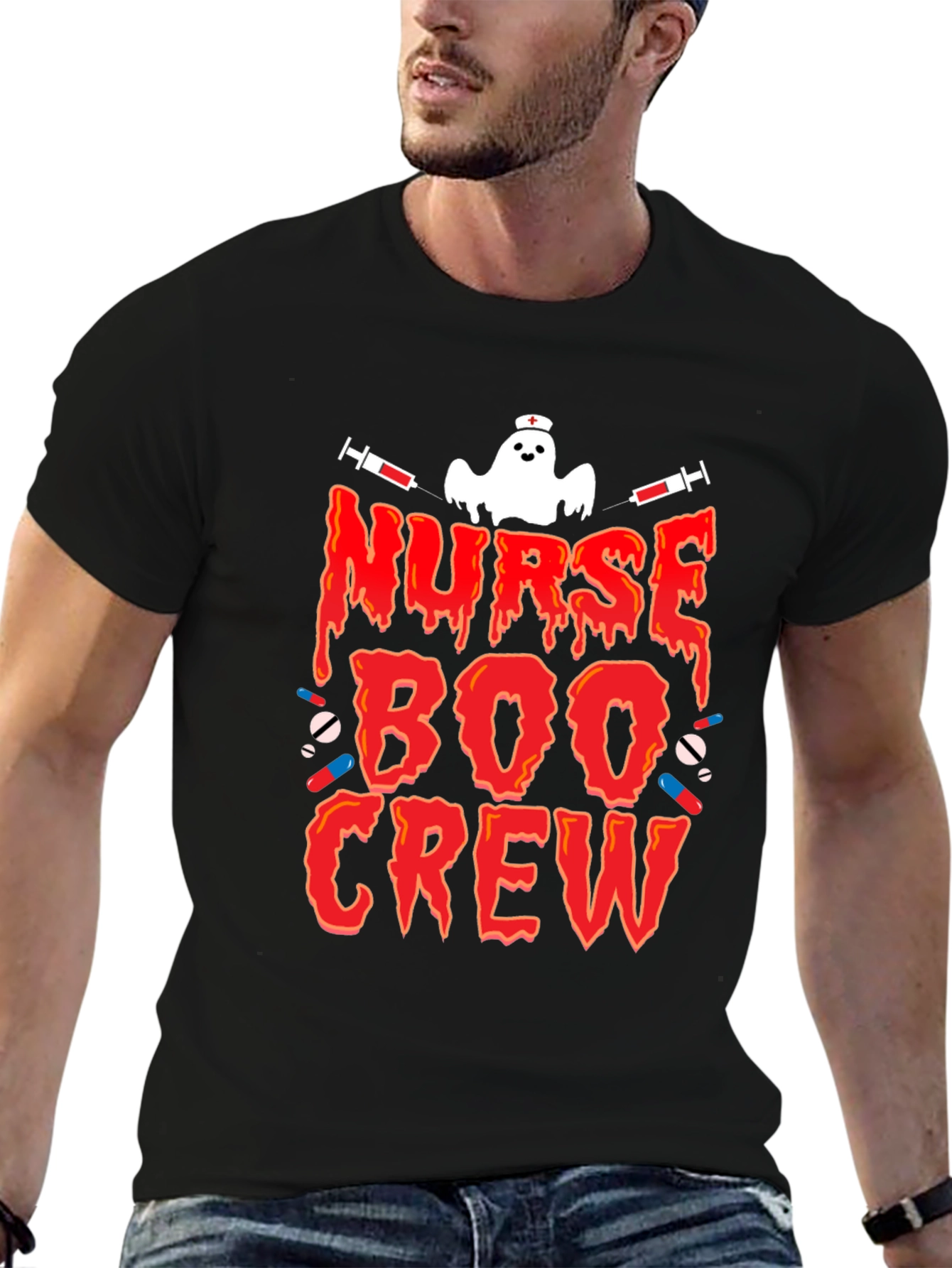 Nurse Boo Crew Halloween T-Shirt