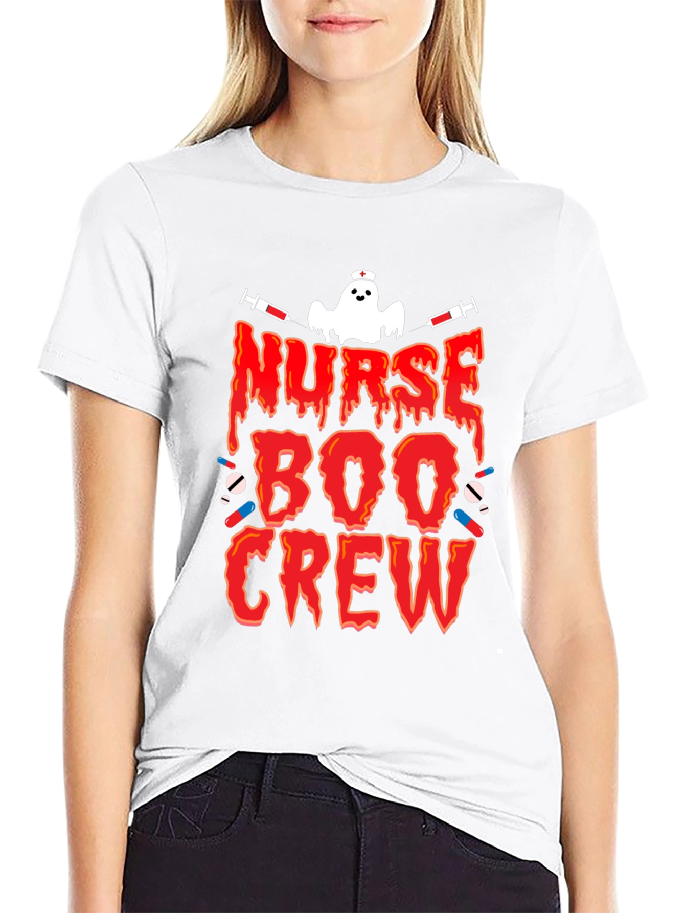 Nurse Boo Crew Halloween T-Shirt