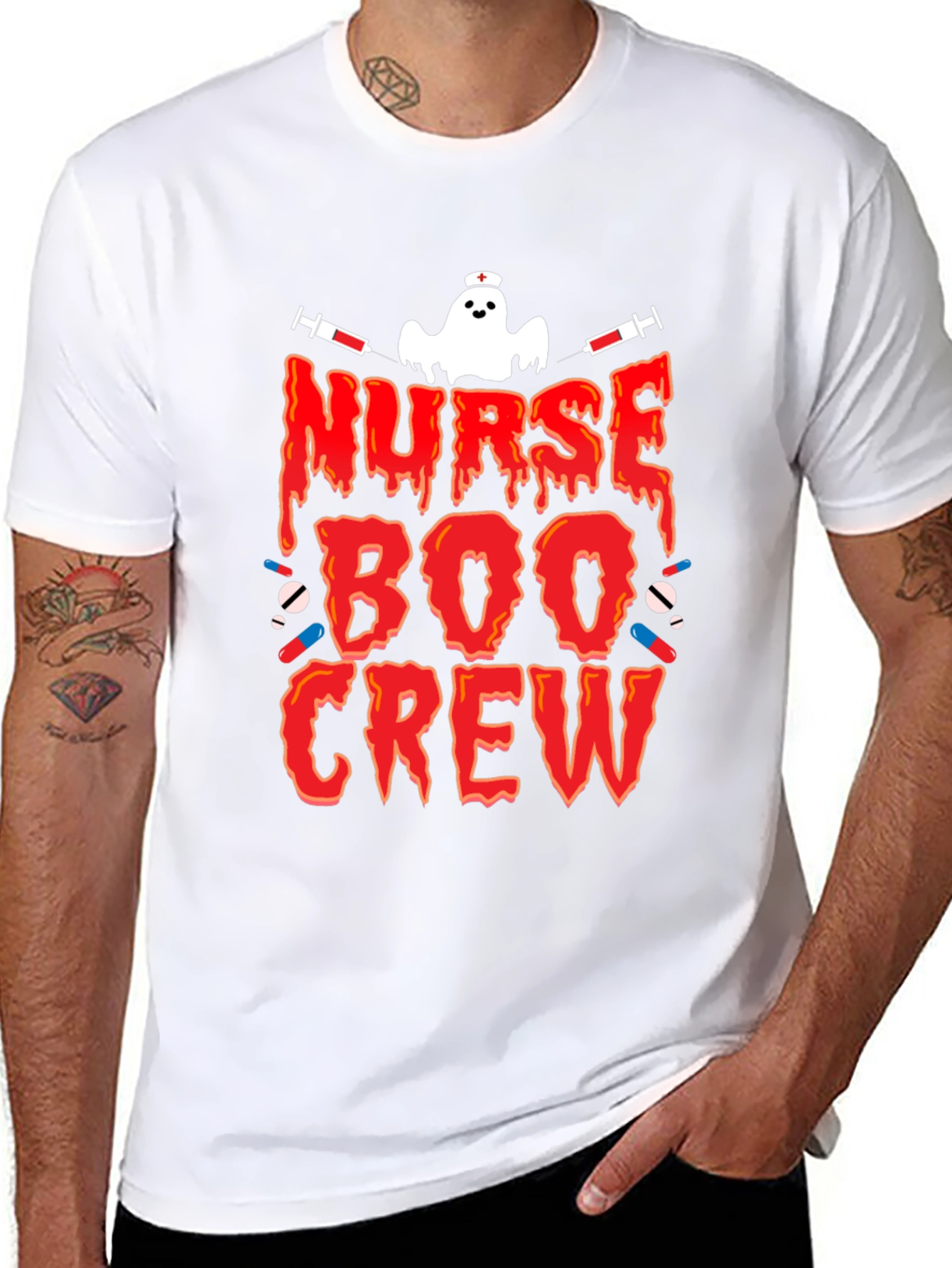 Nurse Boo Crew Halloween T-Shirt