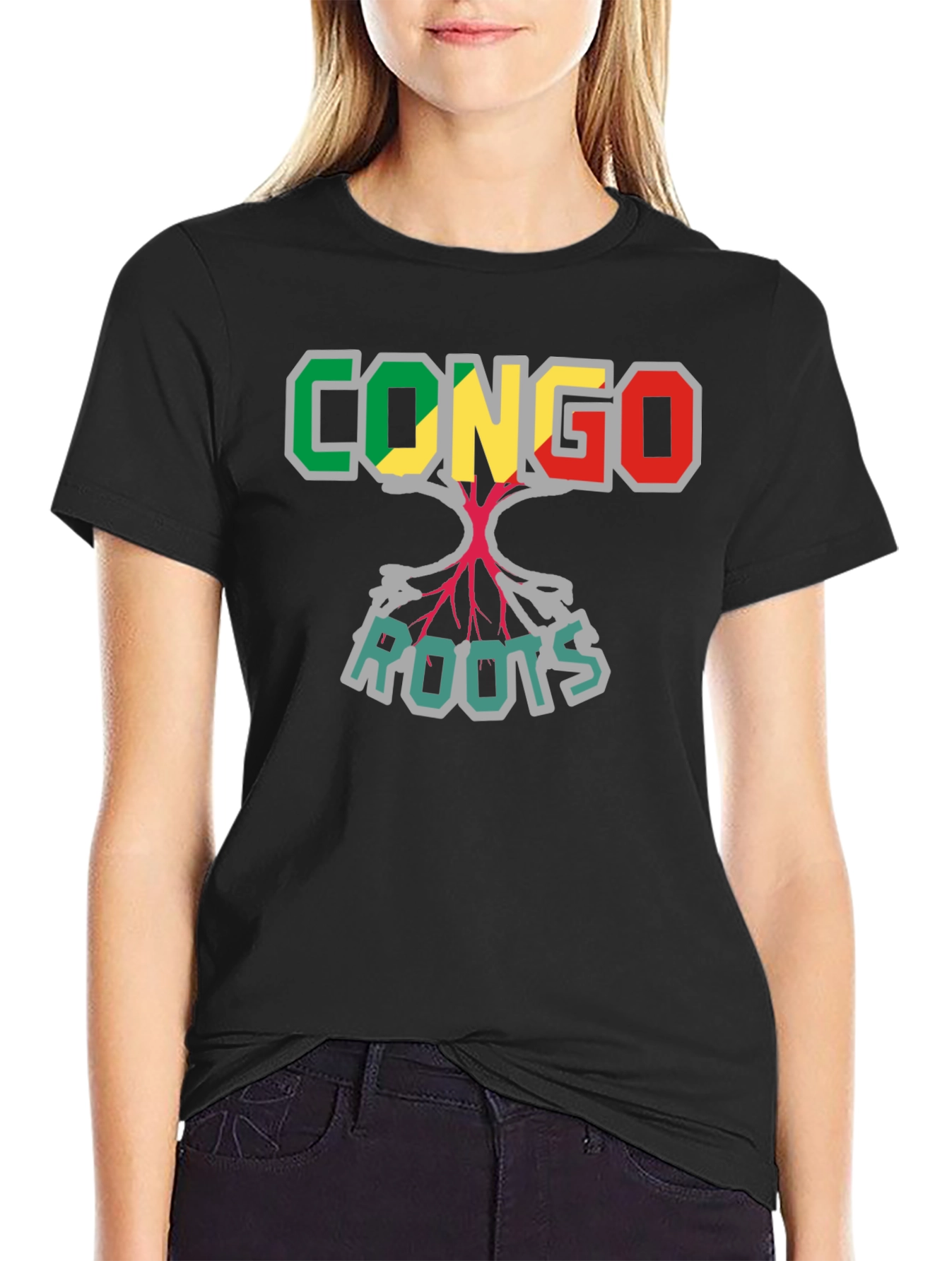 Congo Roots Graphic Print T-Shirt