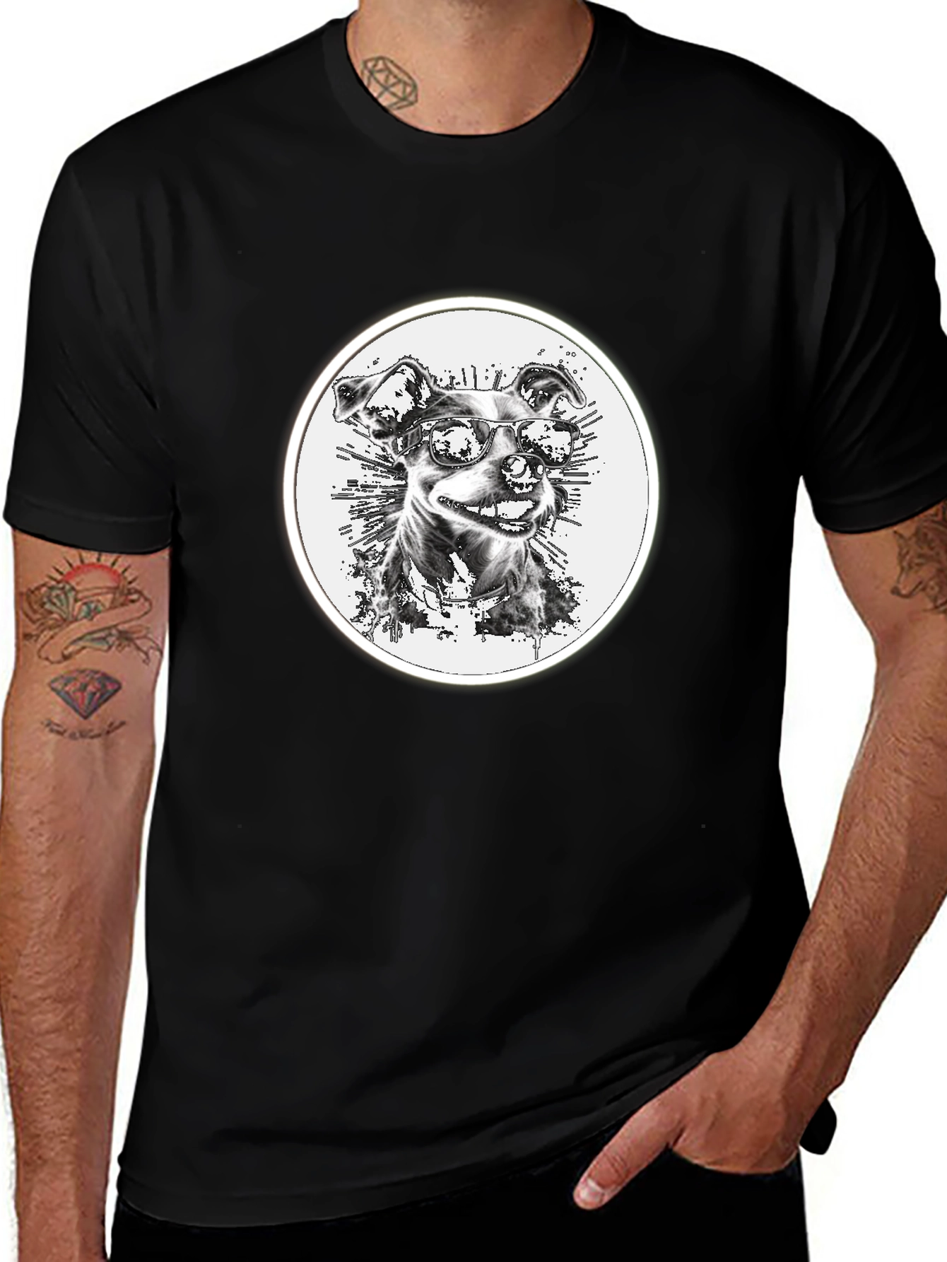 Cool Dog Graphic Tee