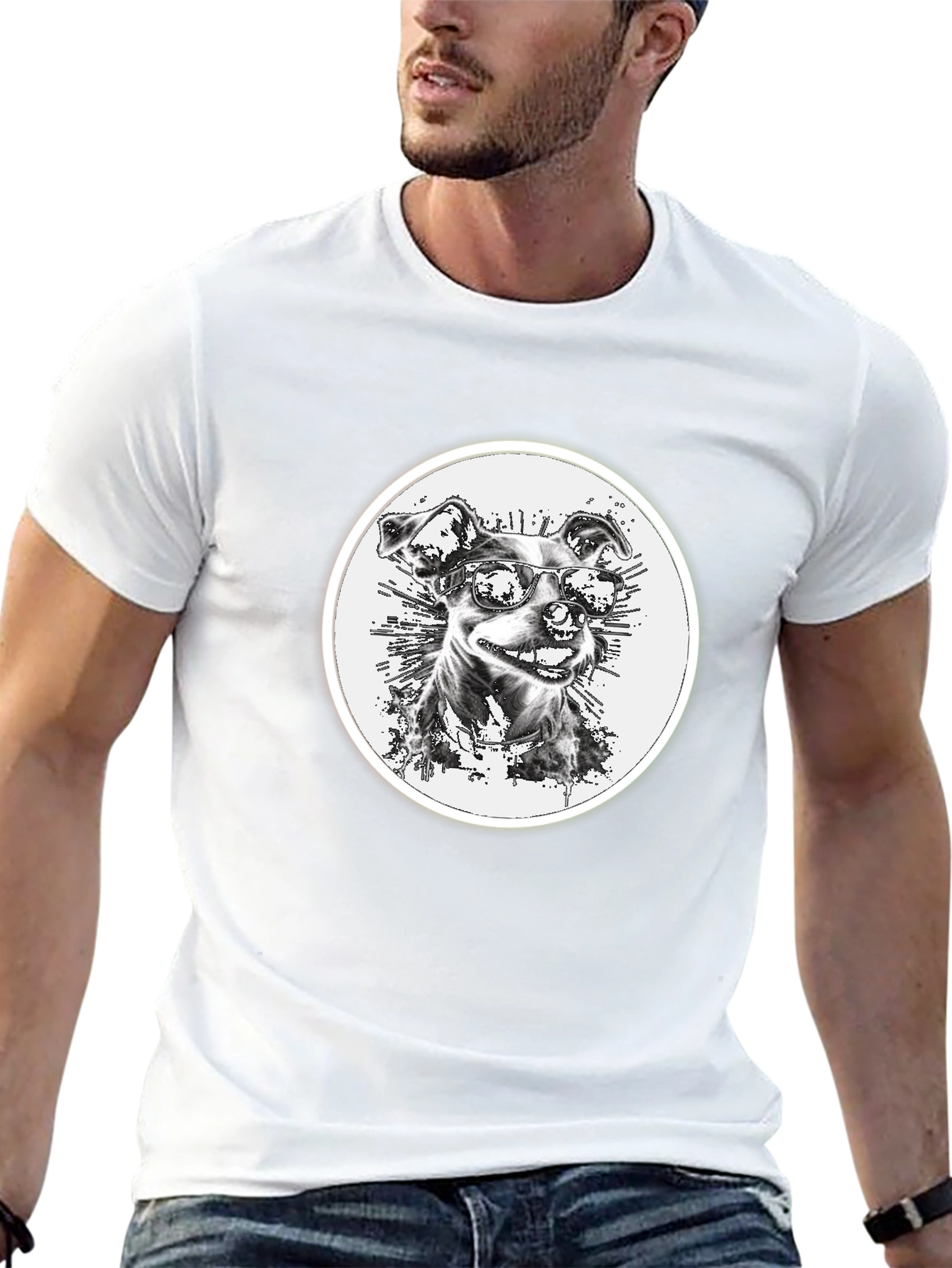 Cool Dog Graphic Tee