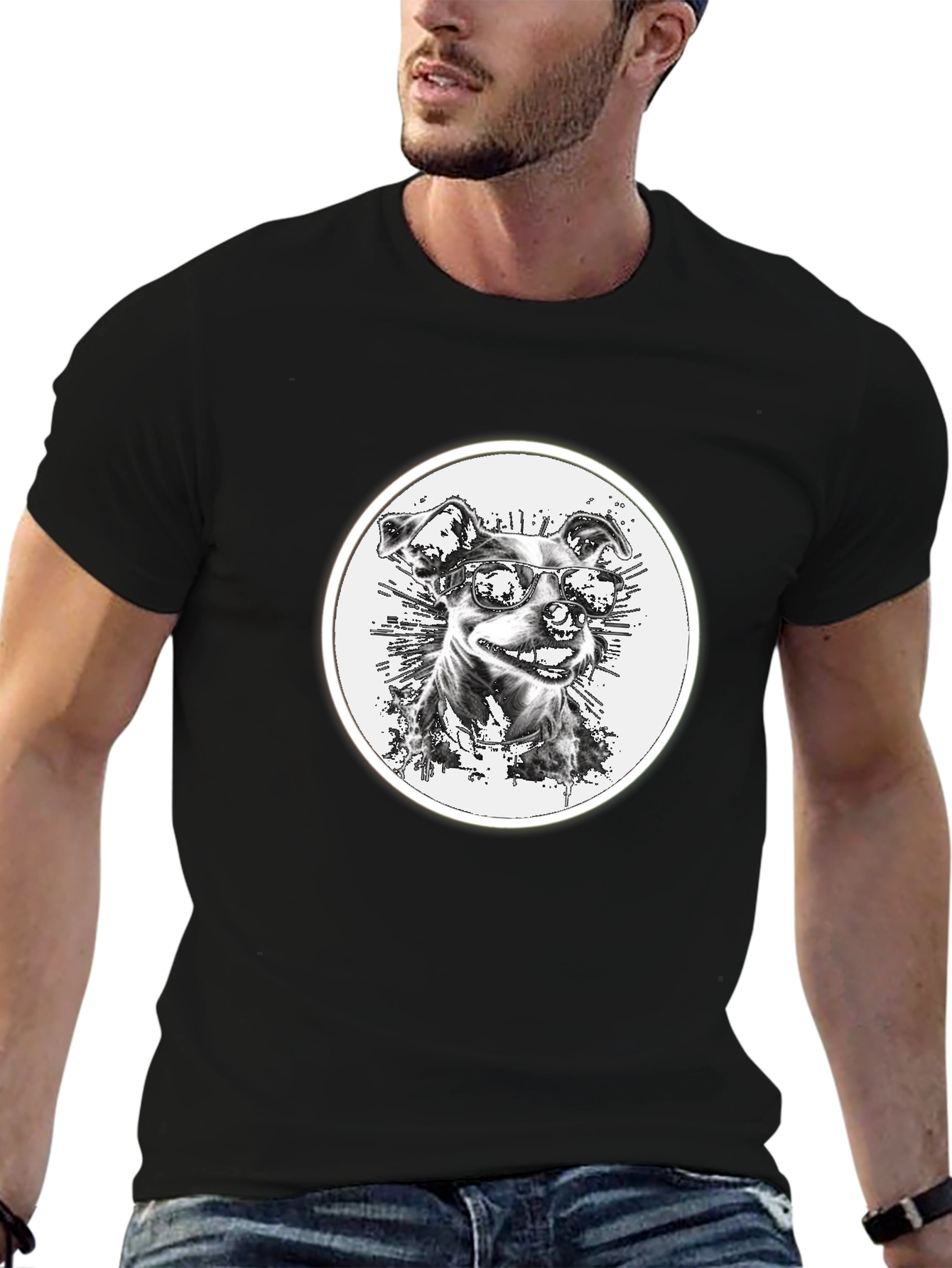 Cool Dog Graphic Tee
