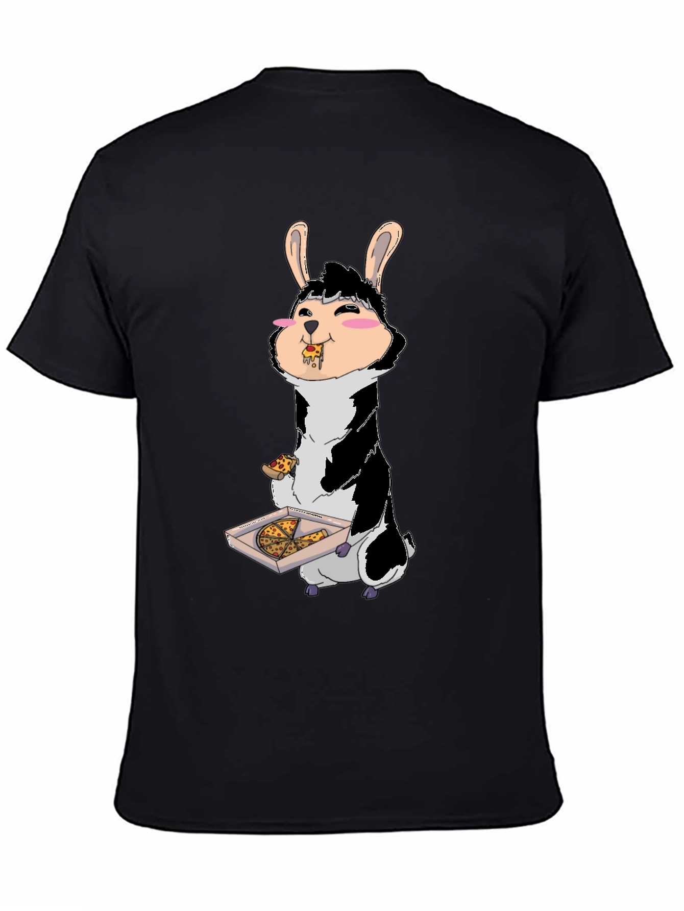 Pizza Eating Bunny T-Shirt