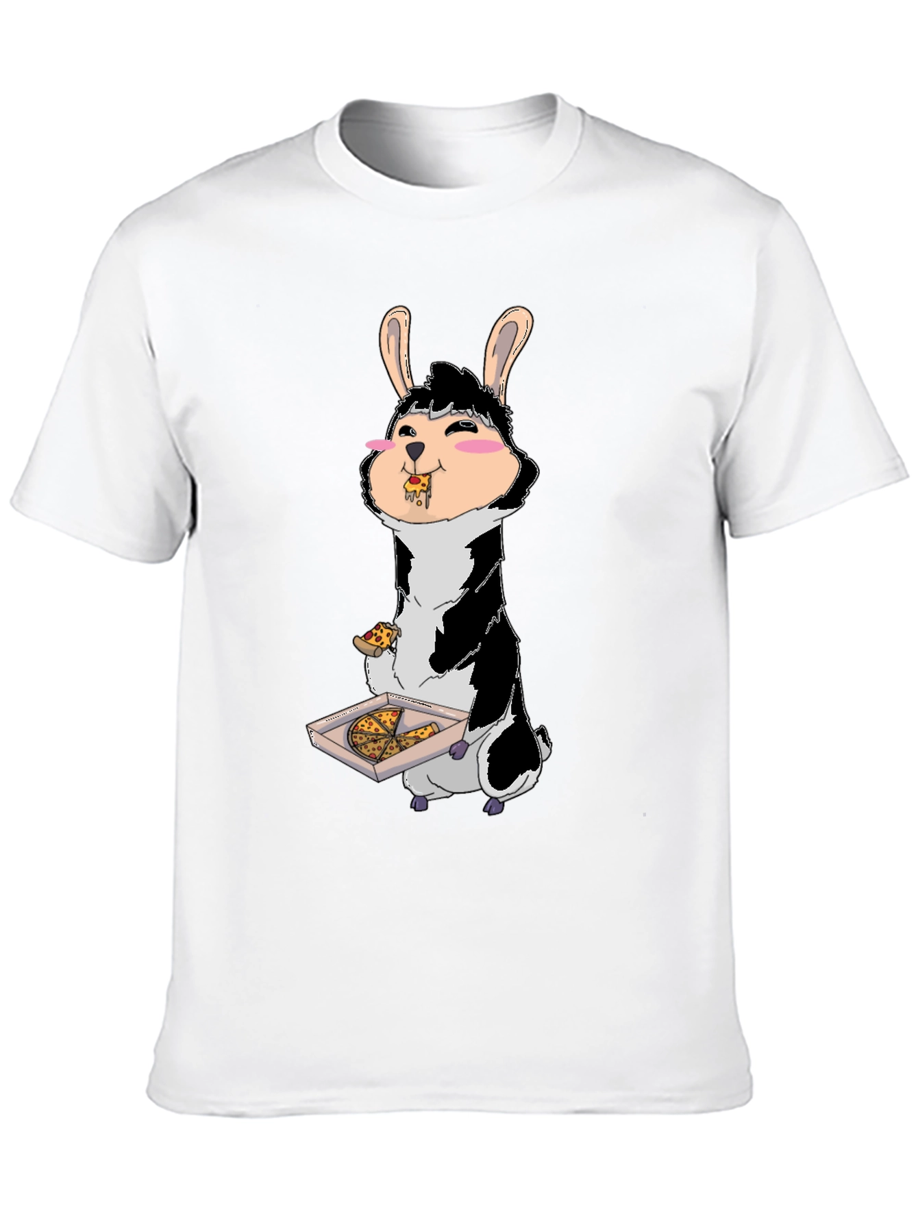 Pizza Eating Bunny T-Shirt