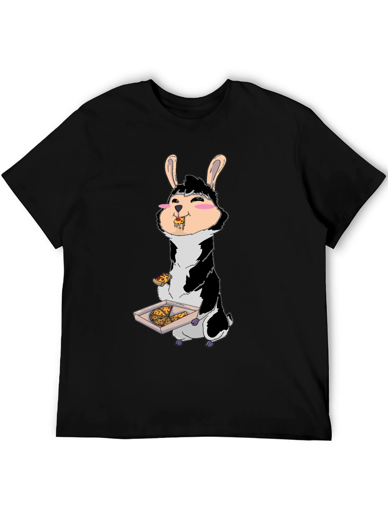 Pizza Eating Bunny T-Shirt