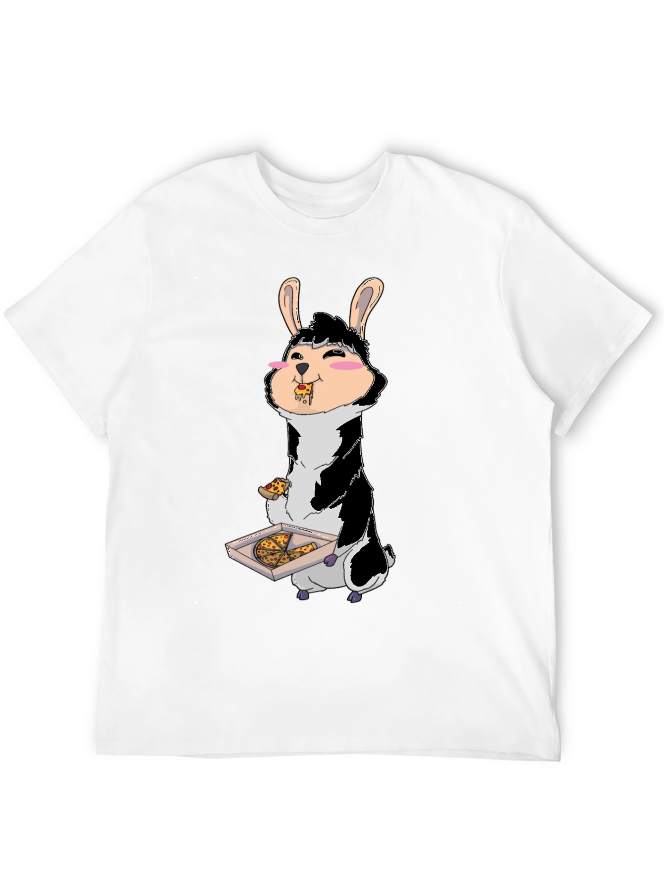 Pizza Eating Bunny T-Shirt