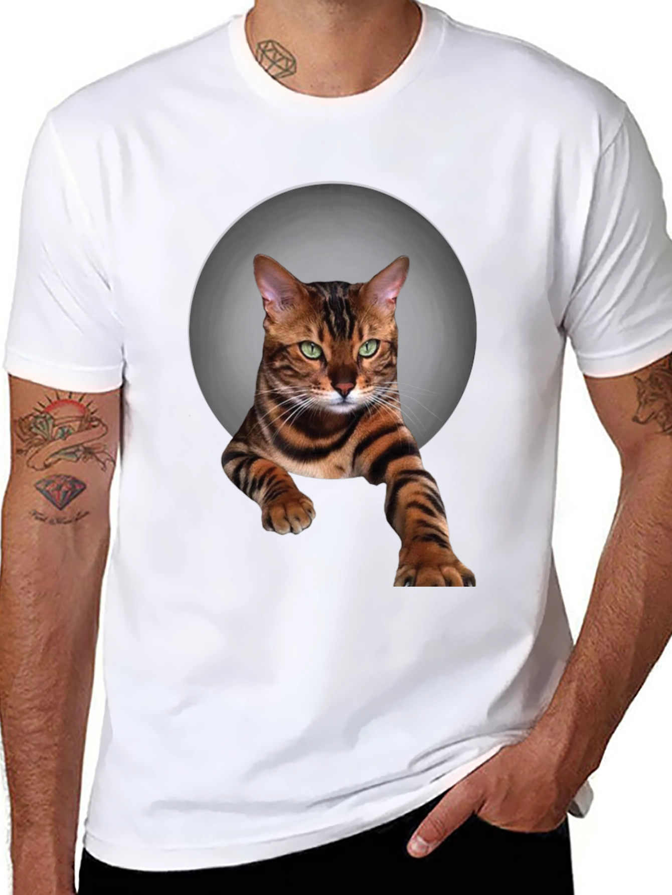 Bengal Cat T-Shirt - Cool Cat Graphic Tee