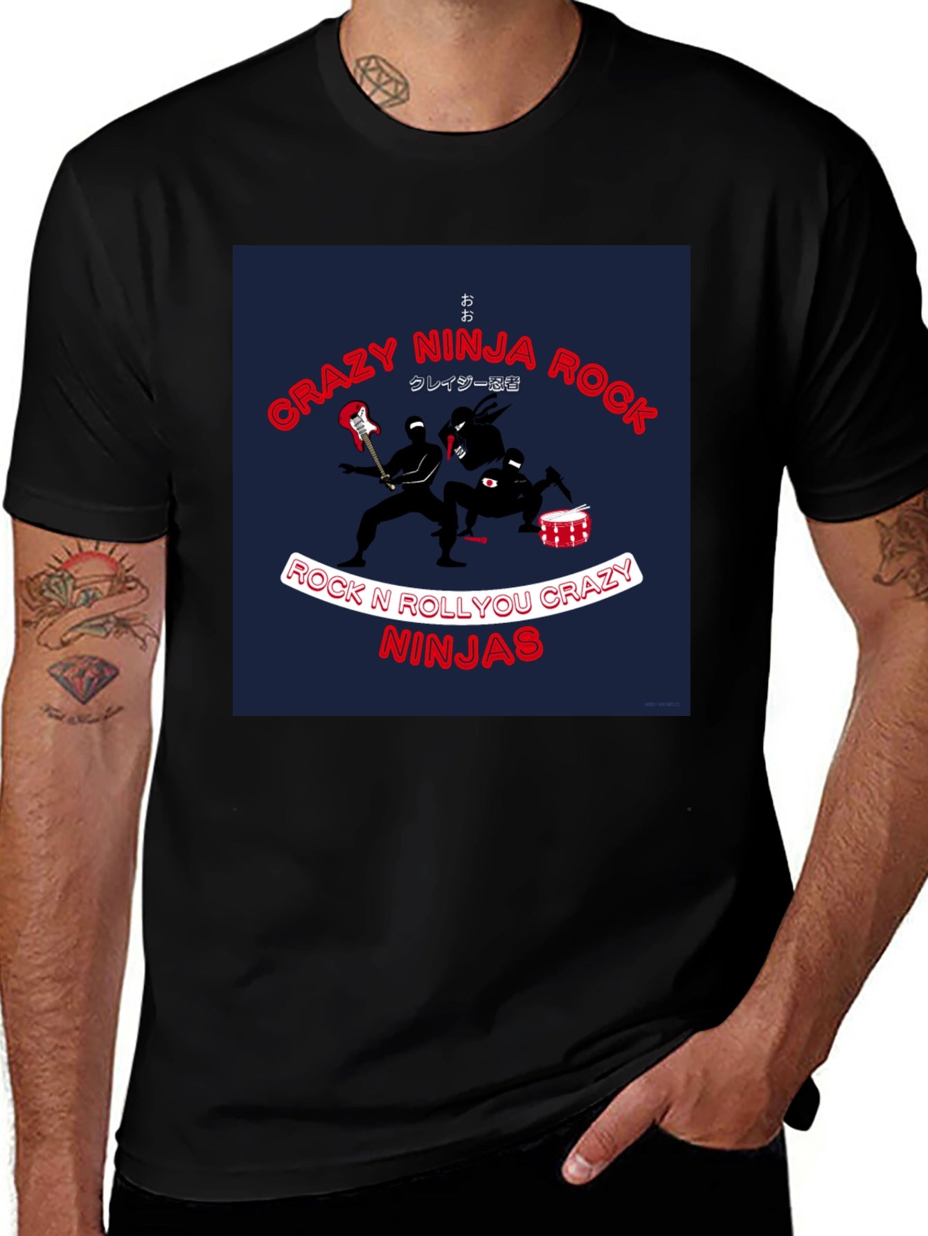 Crazy Ninja Rock T-Shirt