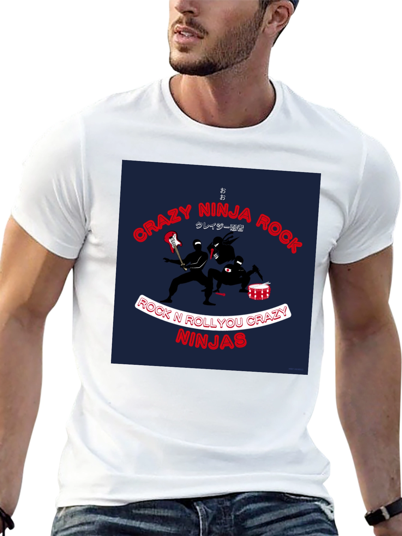 Crazy Ninja Rock T-Shirt