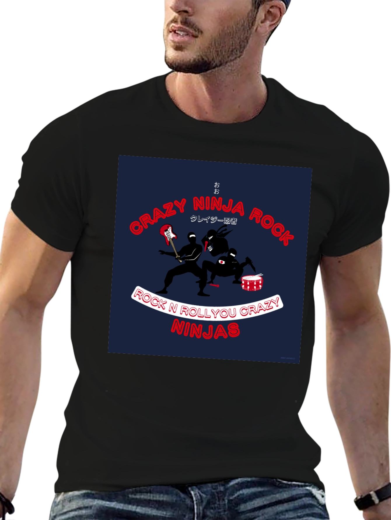 Crazy Ninja Rock T-Shirt