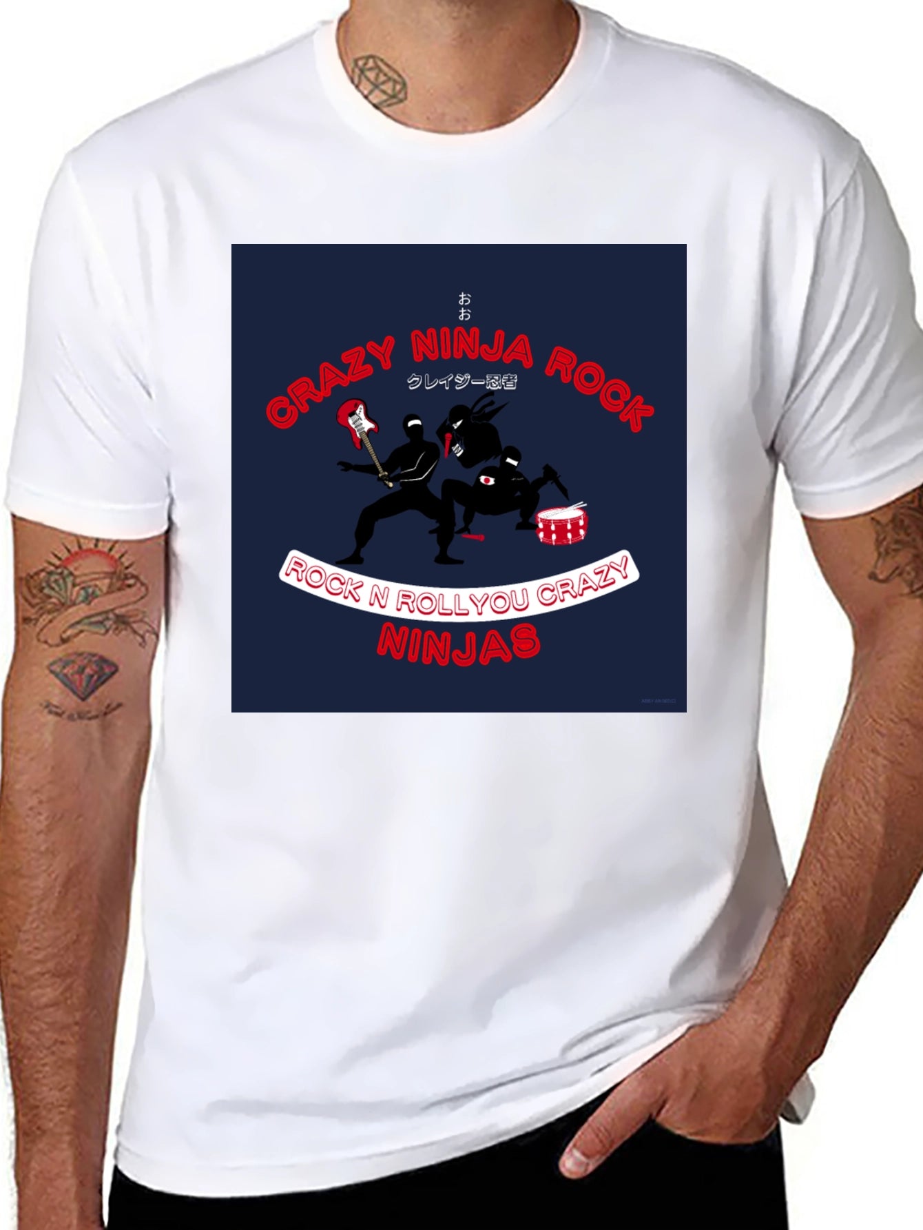 Crazy Ninja Rock T-Shirt