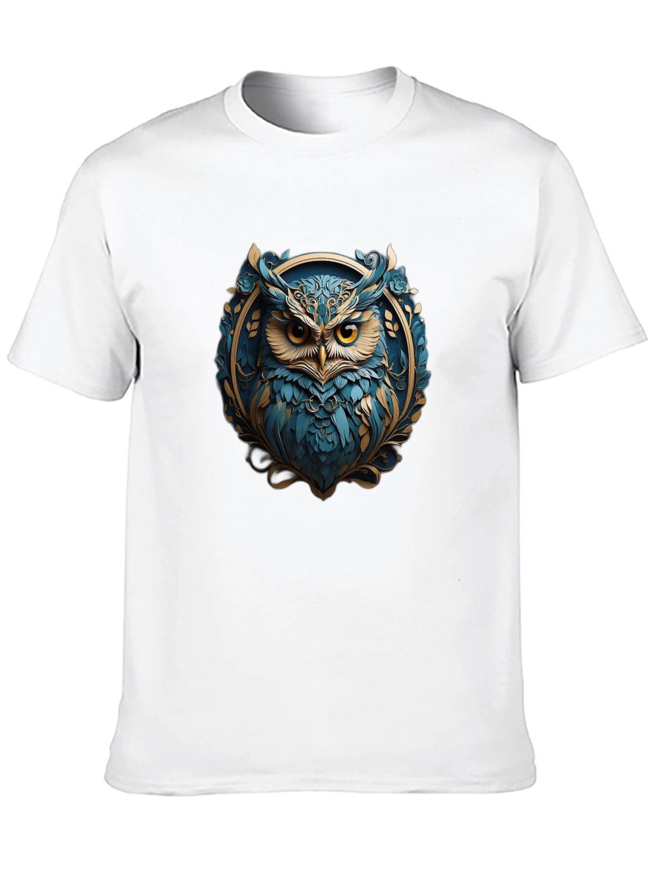 Owl Graphic Tee - Stylish Bird Design