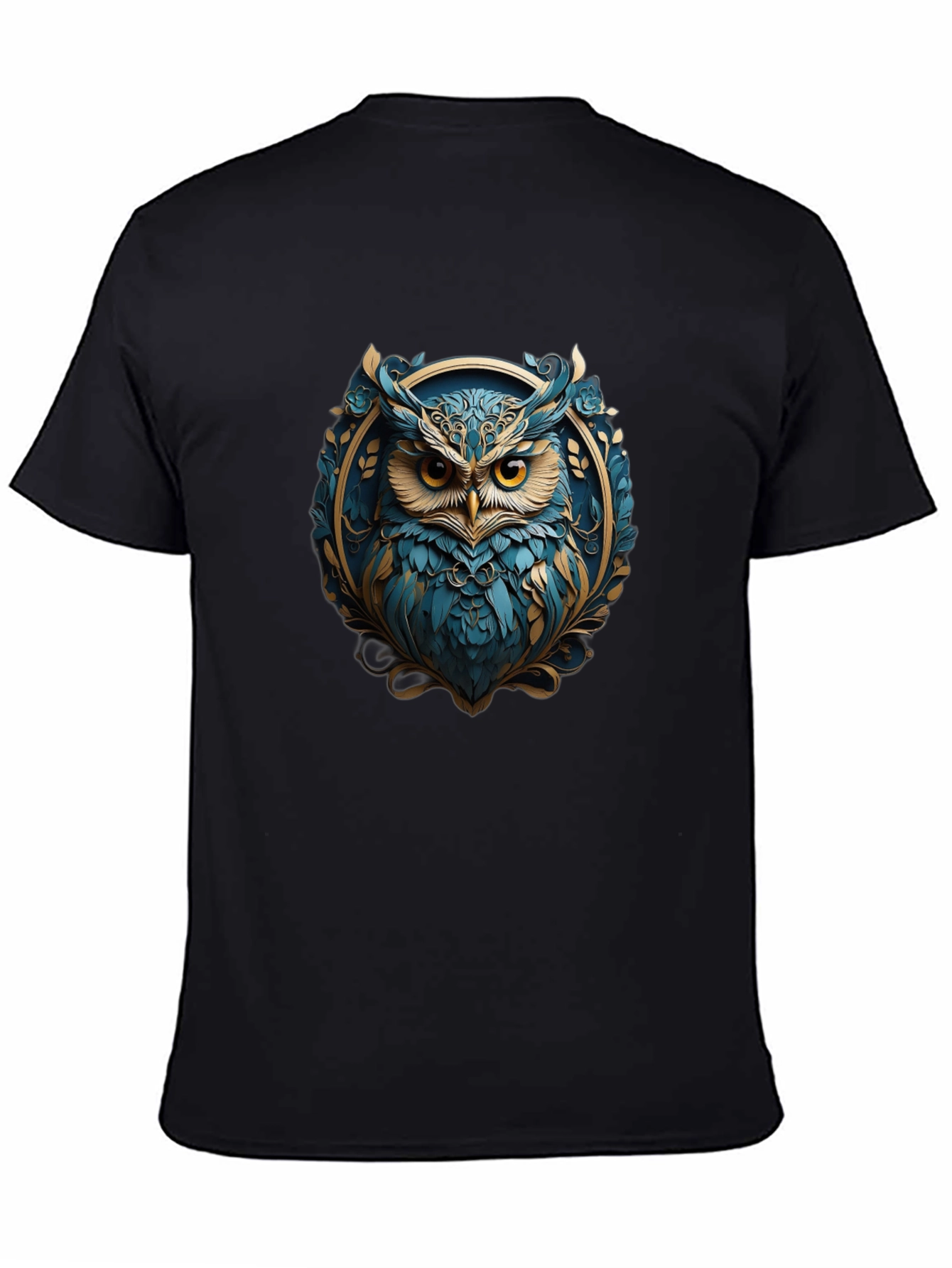 Owl Graphic Tee - Stylish Bird Design