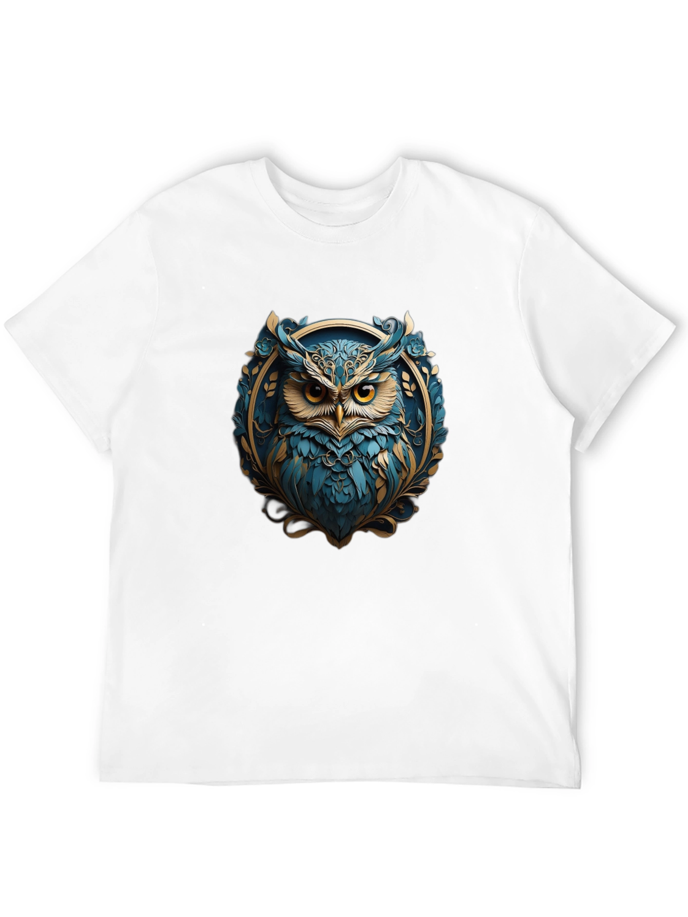 Owl Graphic Tee - Stylish Bird Design