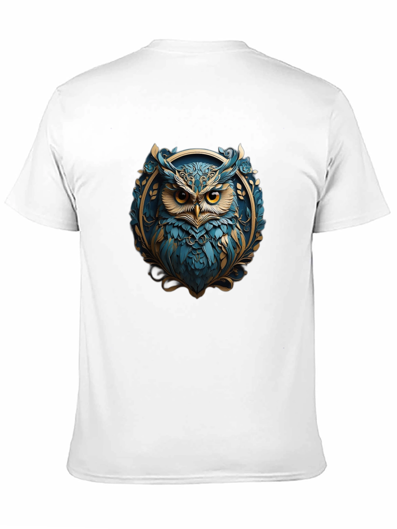 Owl Graphic Tee - Stylish Bird Design