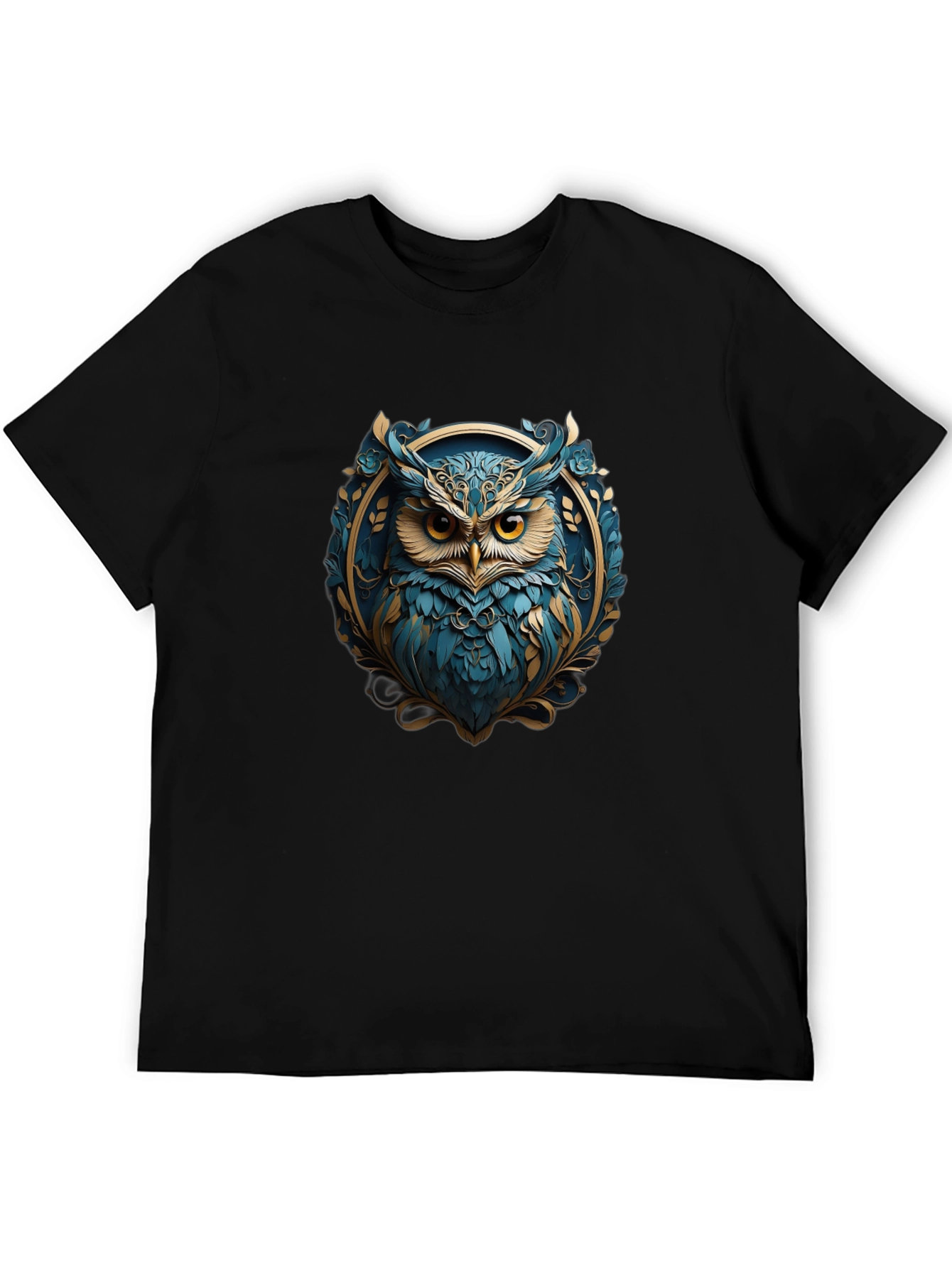 Owl Graphic Tee - Stylish Bird Design