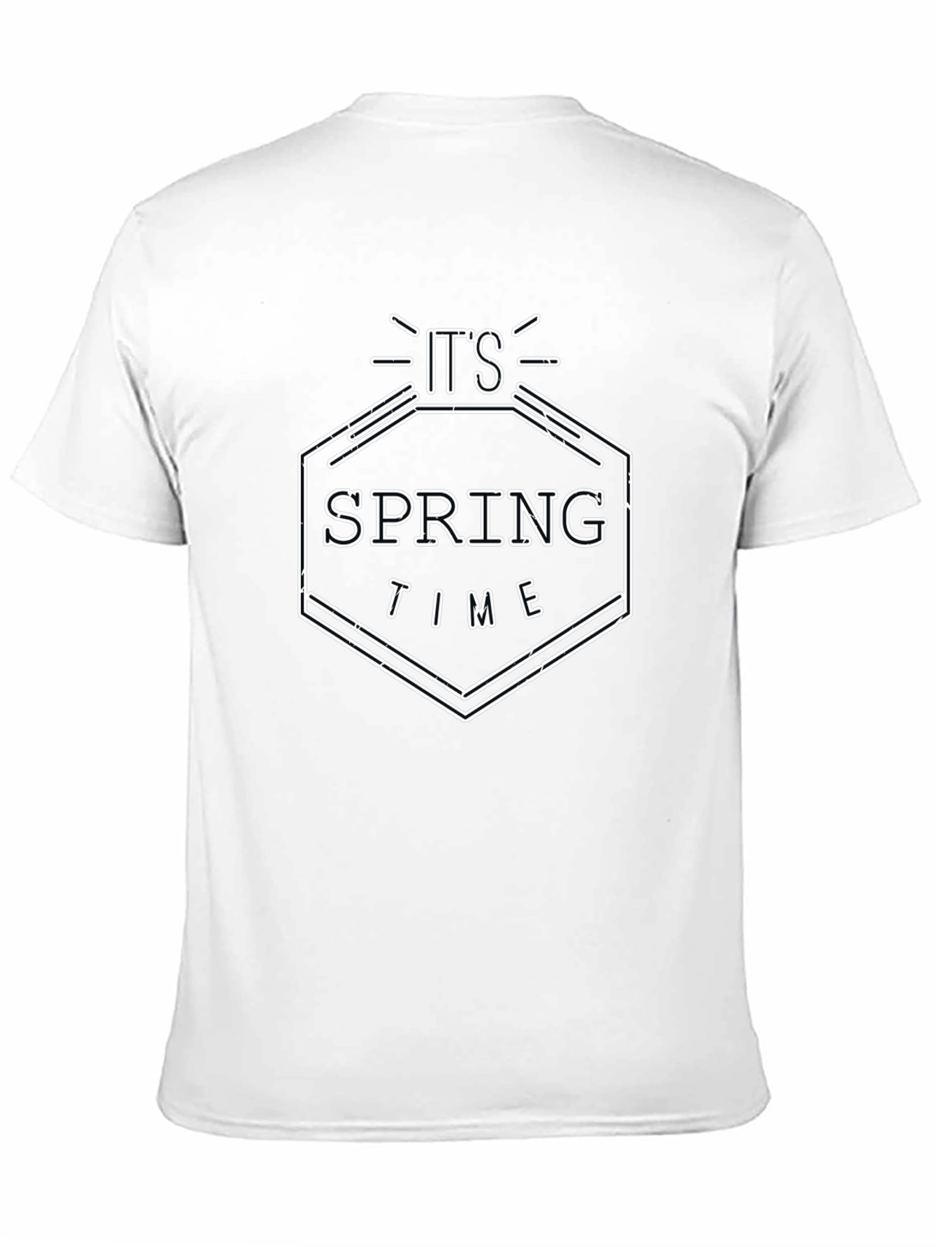 Its Spring Time Black Graphic Tee