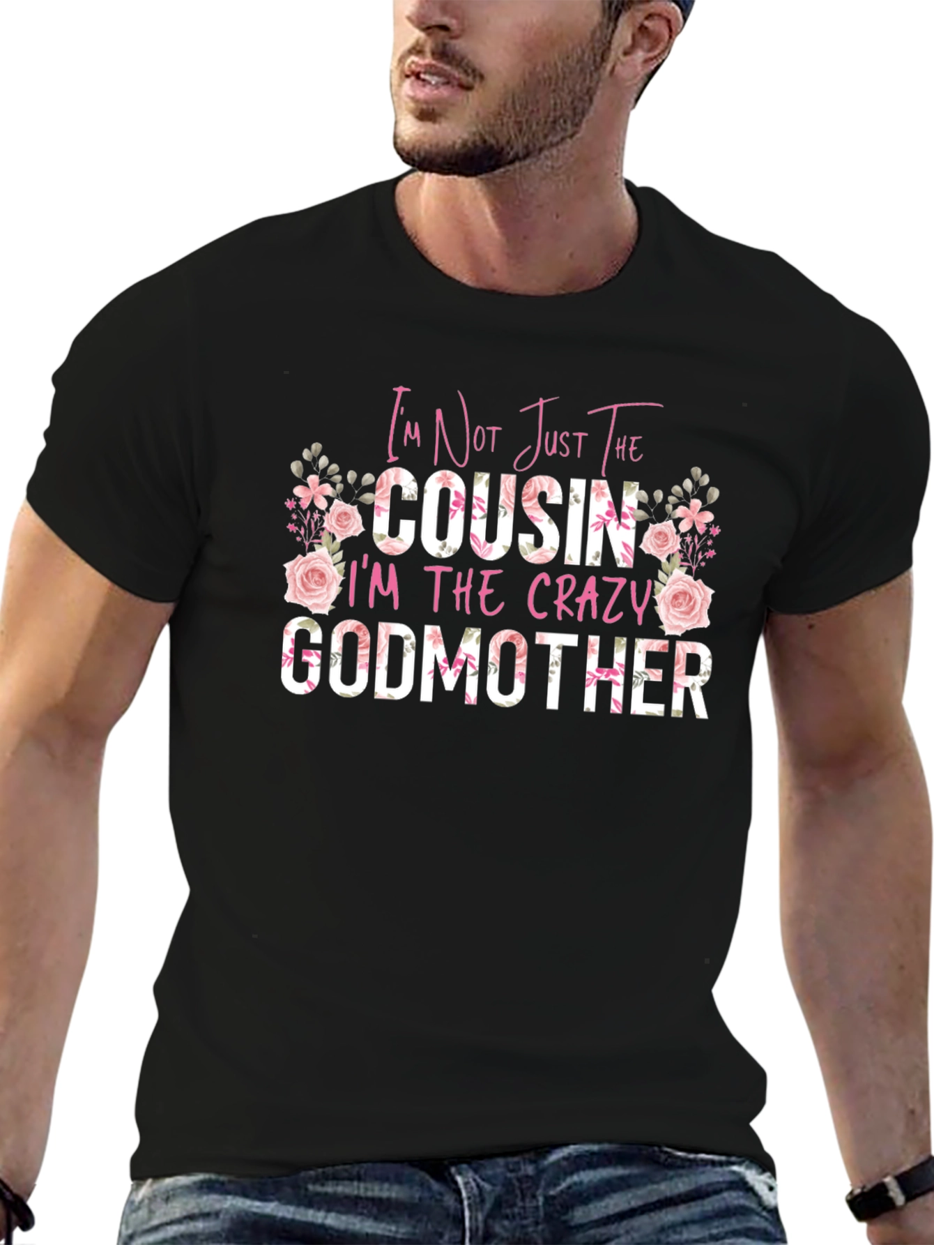 Crazy Godmother Floral Graphic Tee