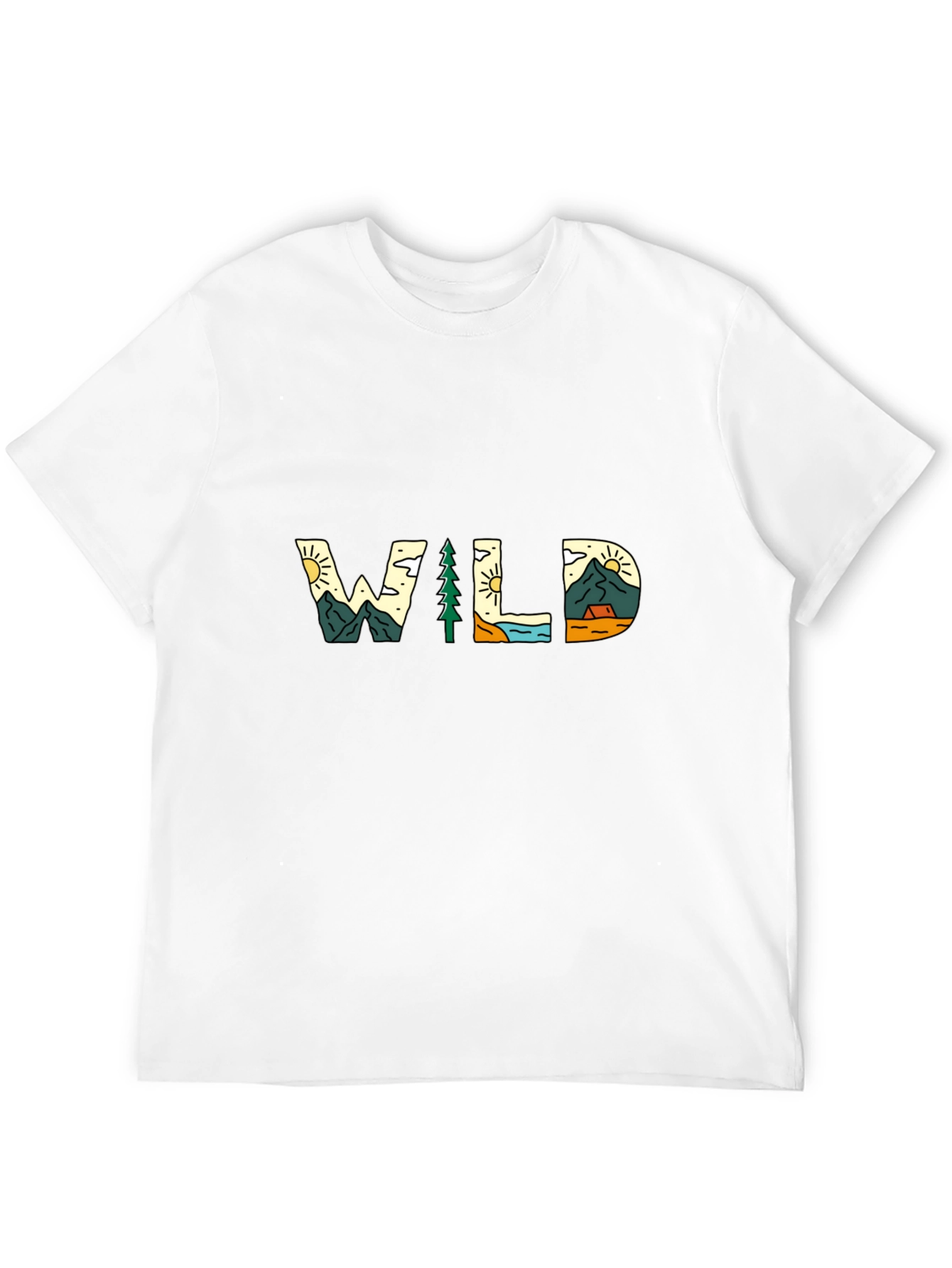 Wild Graphic Tee - Nature Adventure T-Shirt