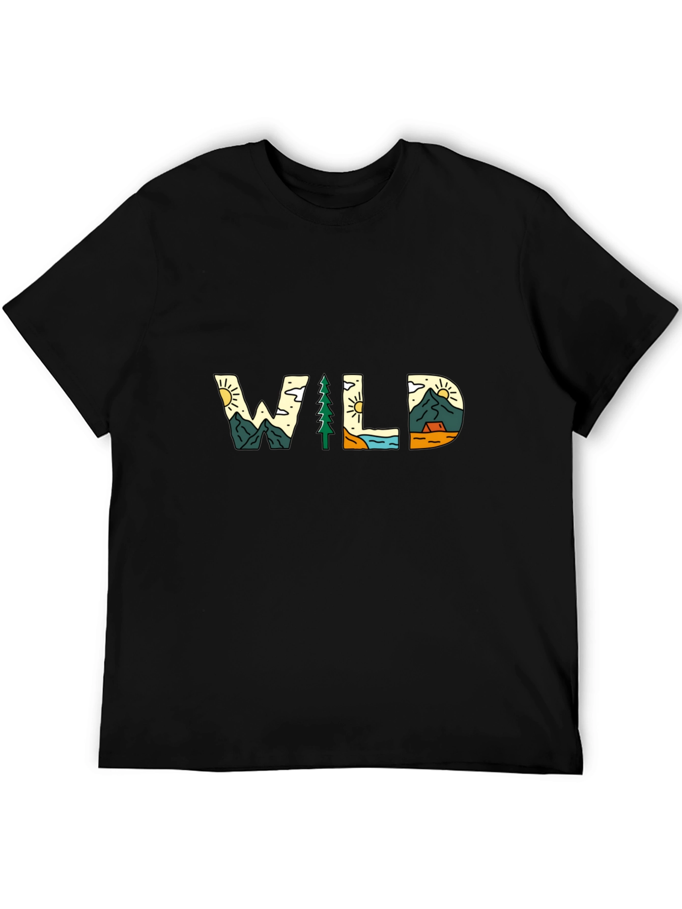 Wild Graphic Tee - Nature Adventure T-Shirt