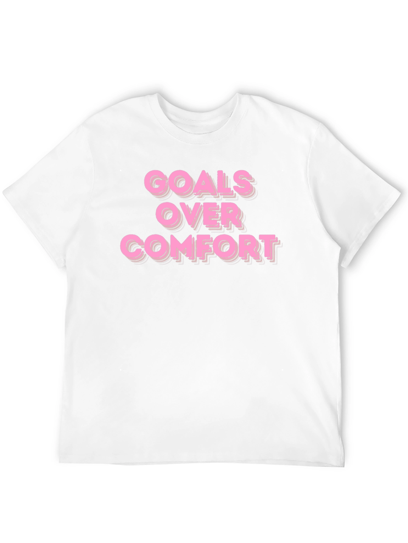 Goals Over Comfort Motivational T-Shirt