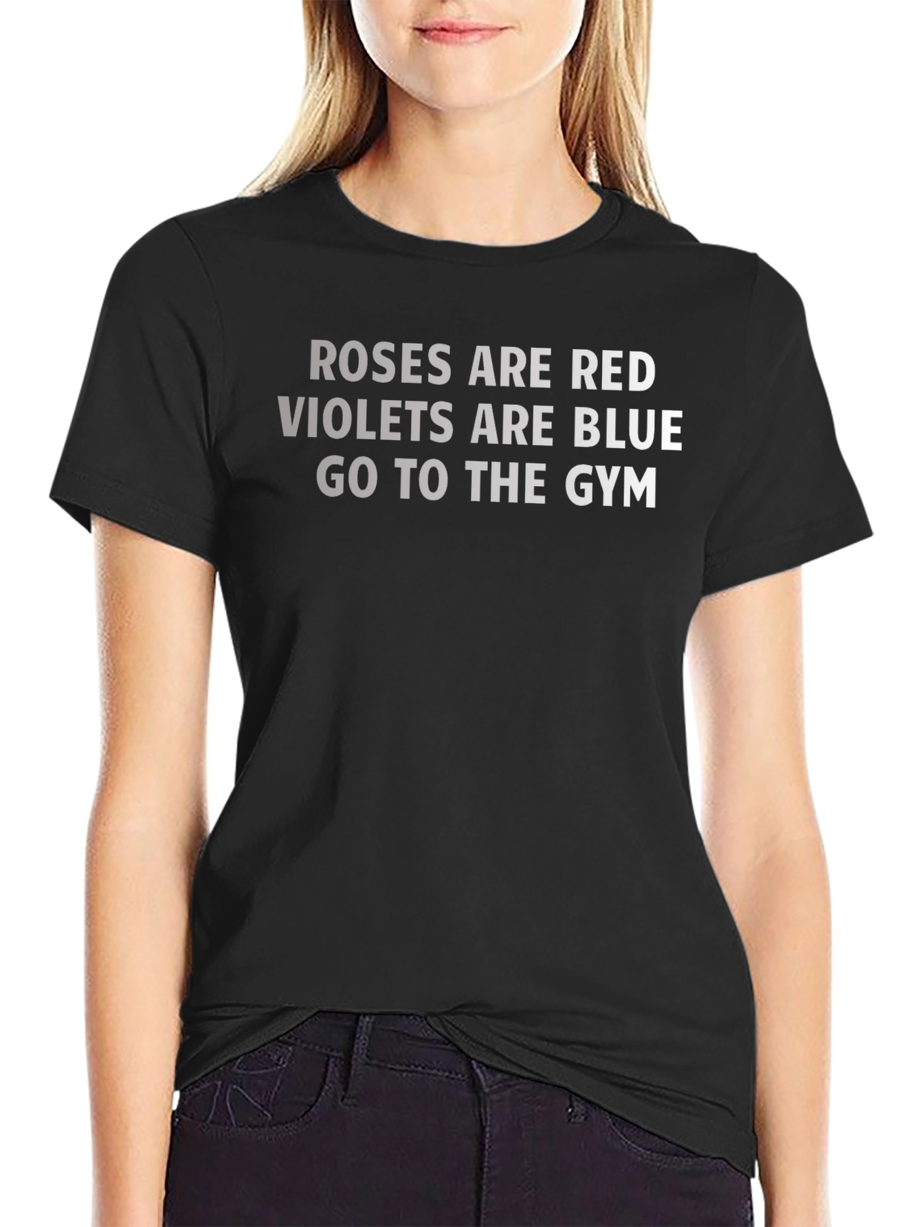 Roses are Red Go to the Gym Graphic Tee