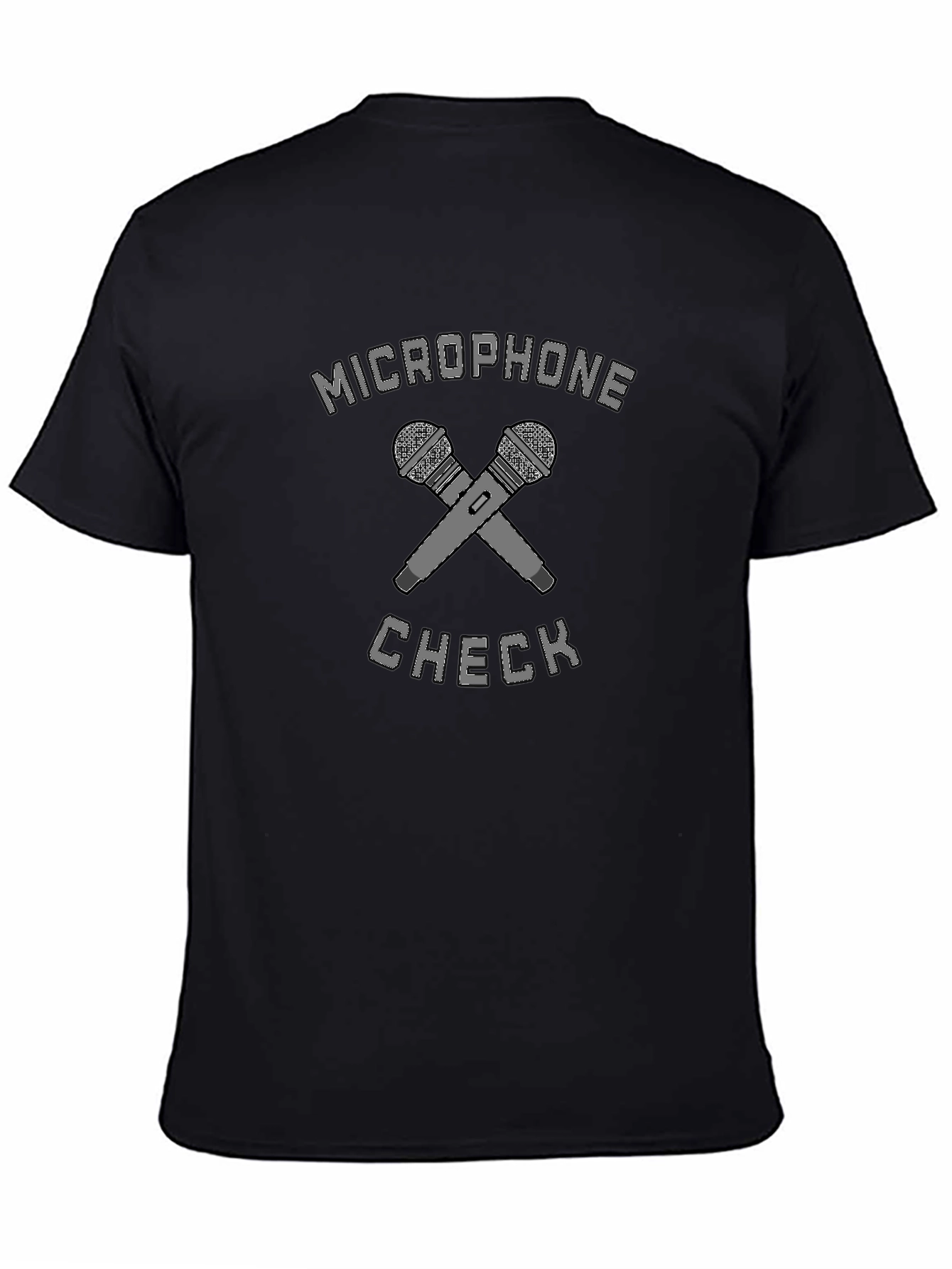 Microphone Check Graphic T-Shirt