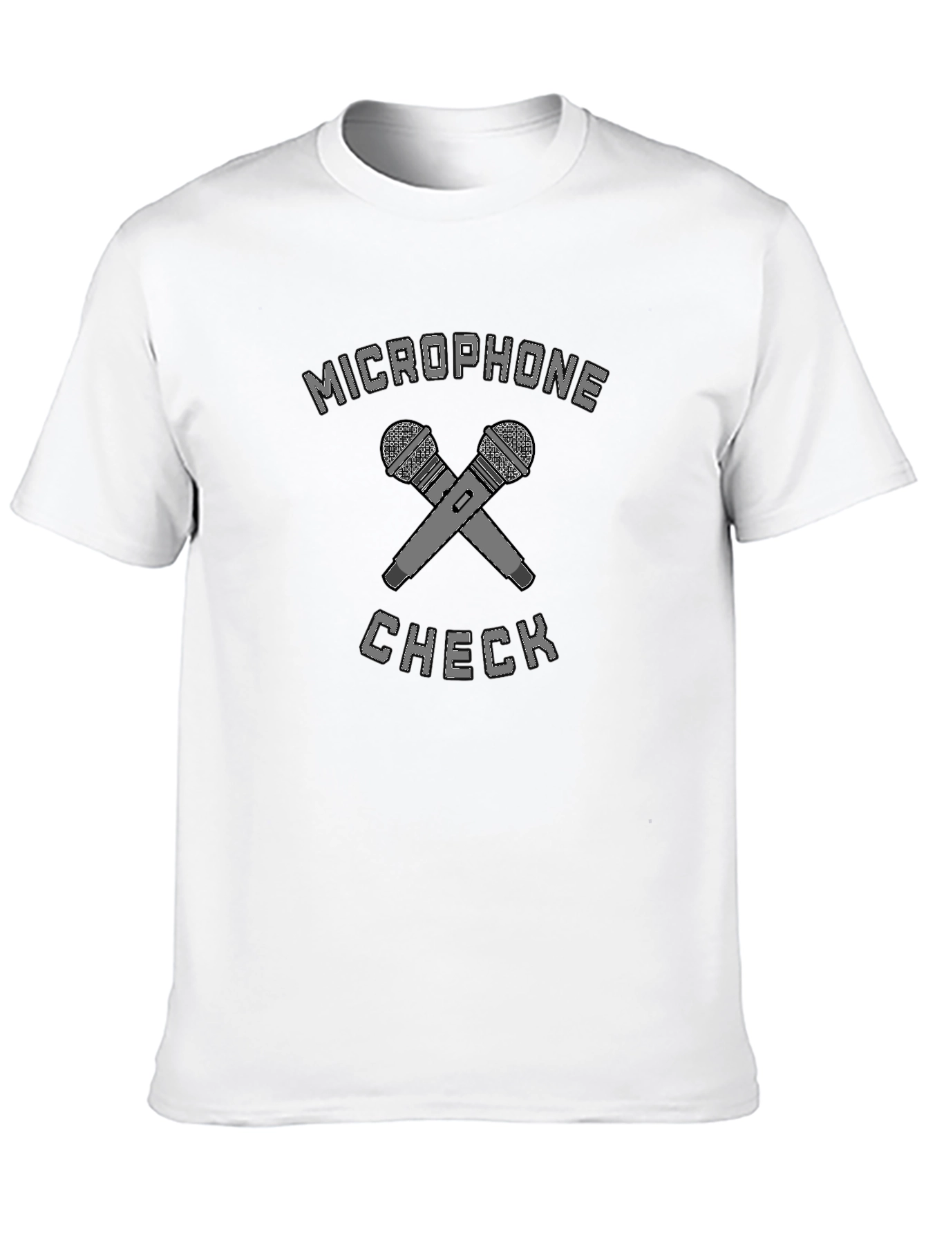 Microphone Check Graphic T-Shirt